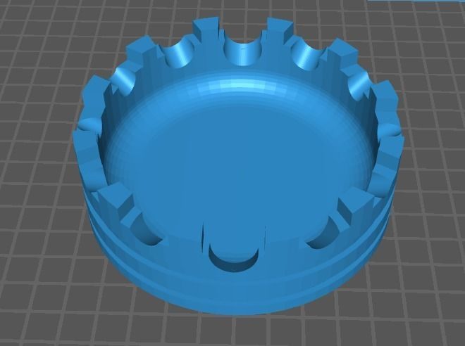 Crown Ashtray 3D model 3D printable | CGTrader