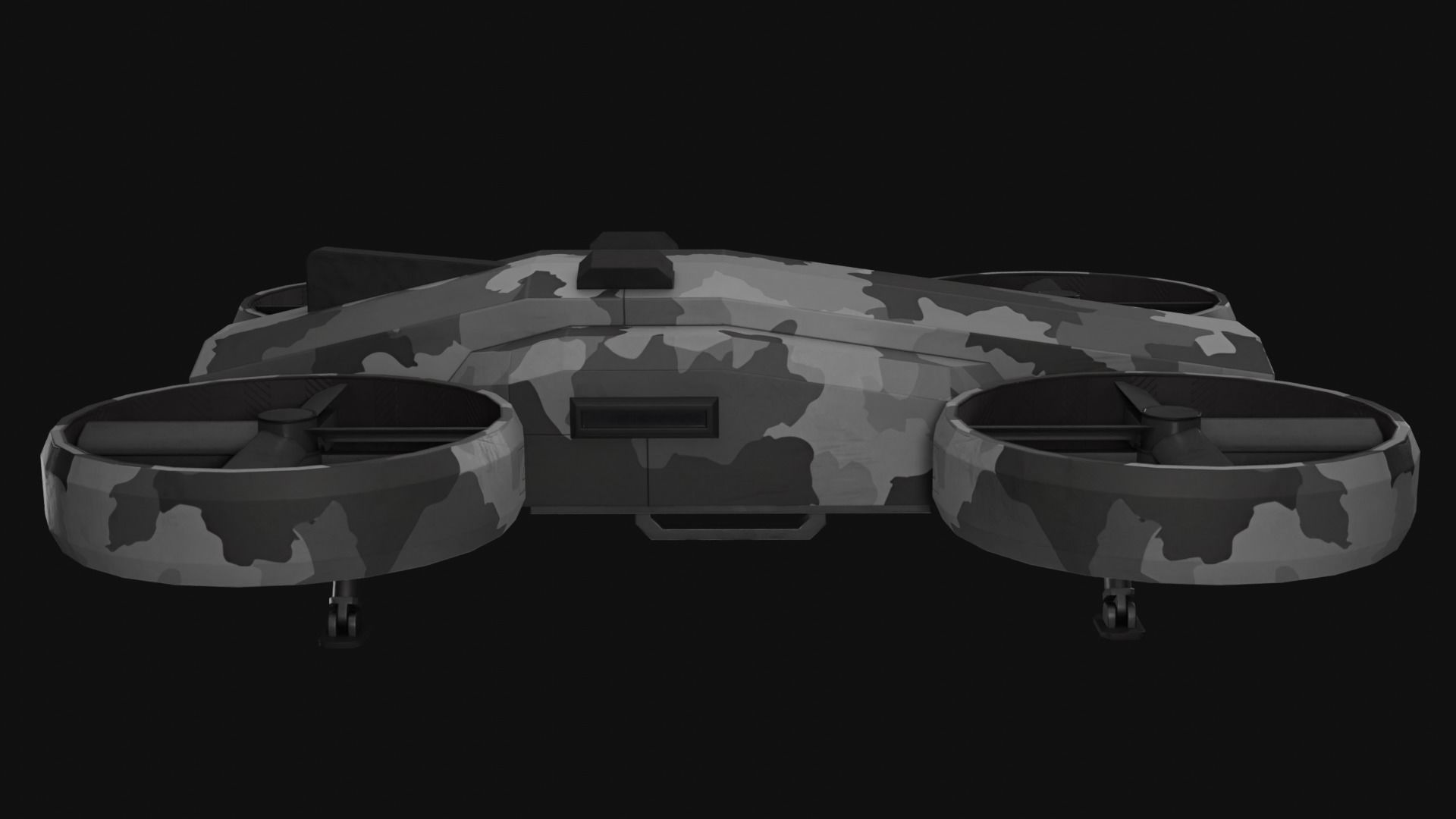 3D model military cargo drone VR / AR / lowpoly CGTrader