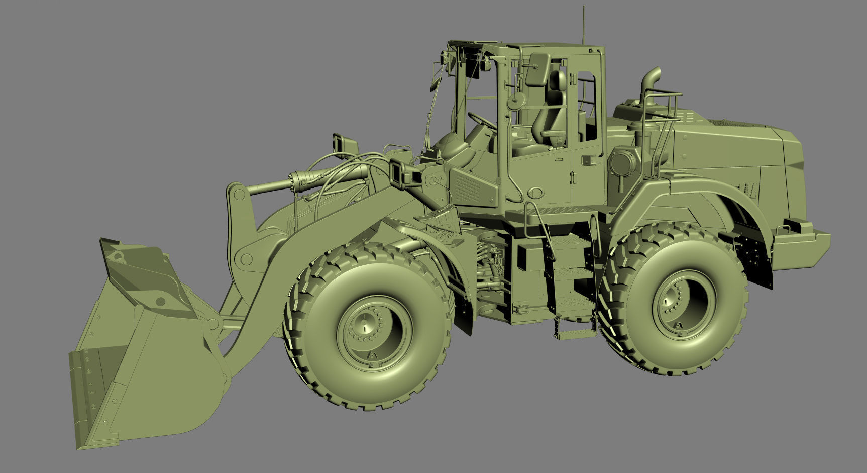 Komatsu Official Diecast Model Wheel Loader WA380-8 (1:87 Scale