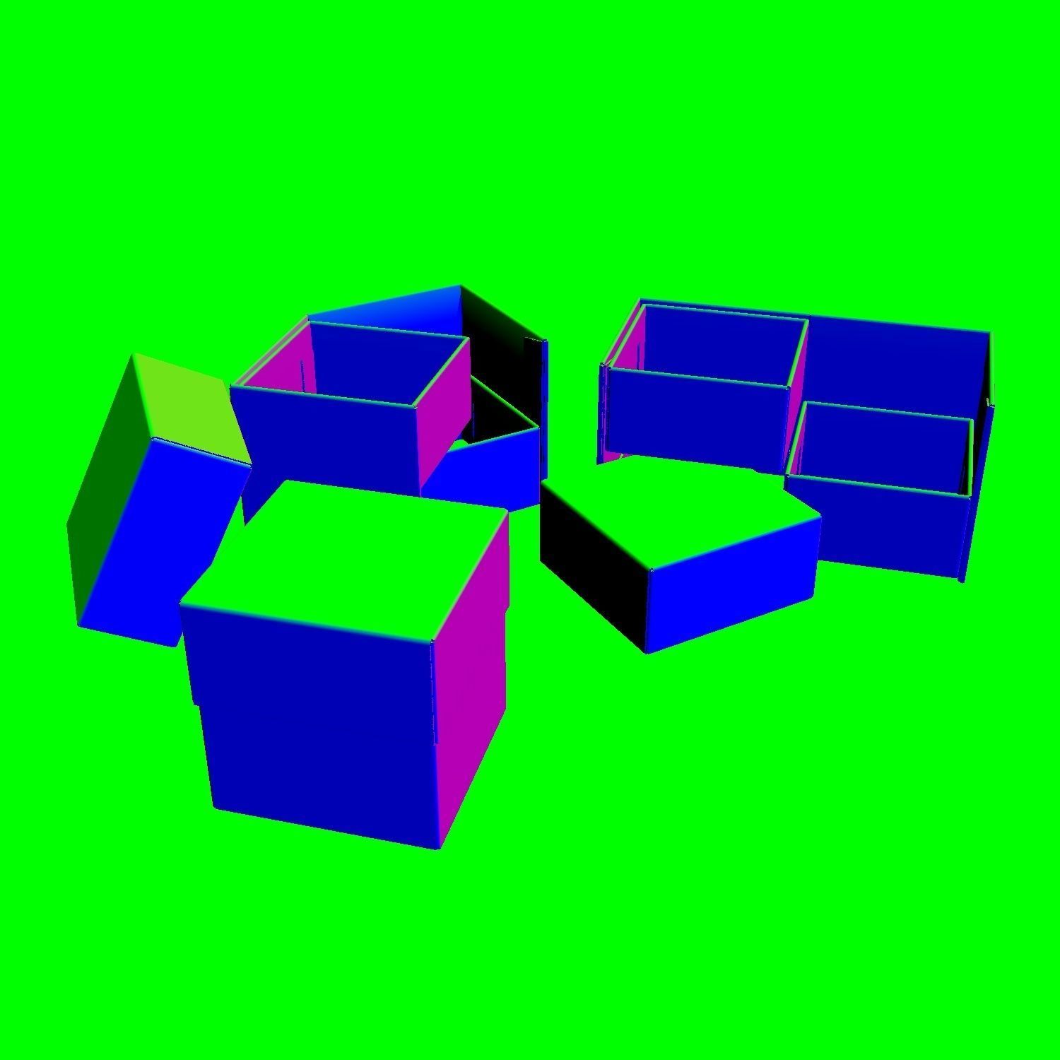 TIER BOX - Package 3D model 3D model | CGTrader