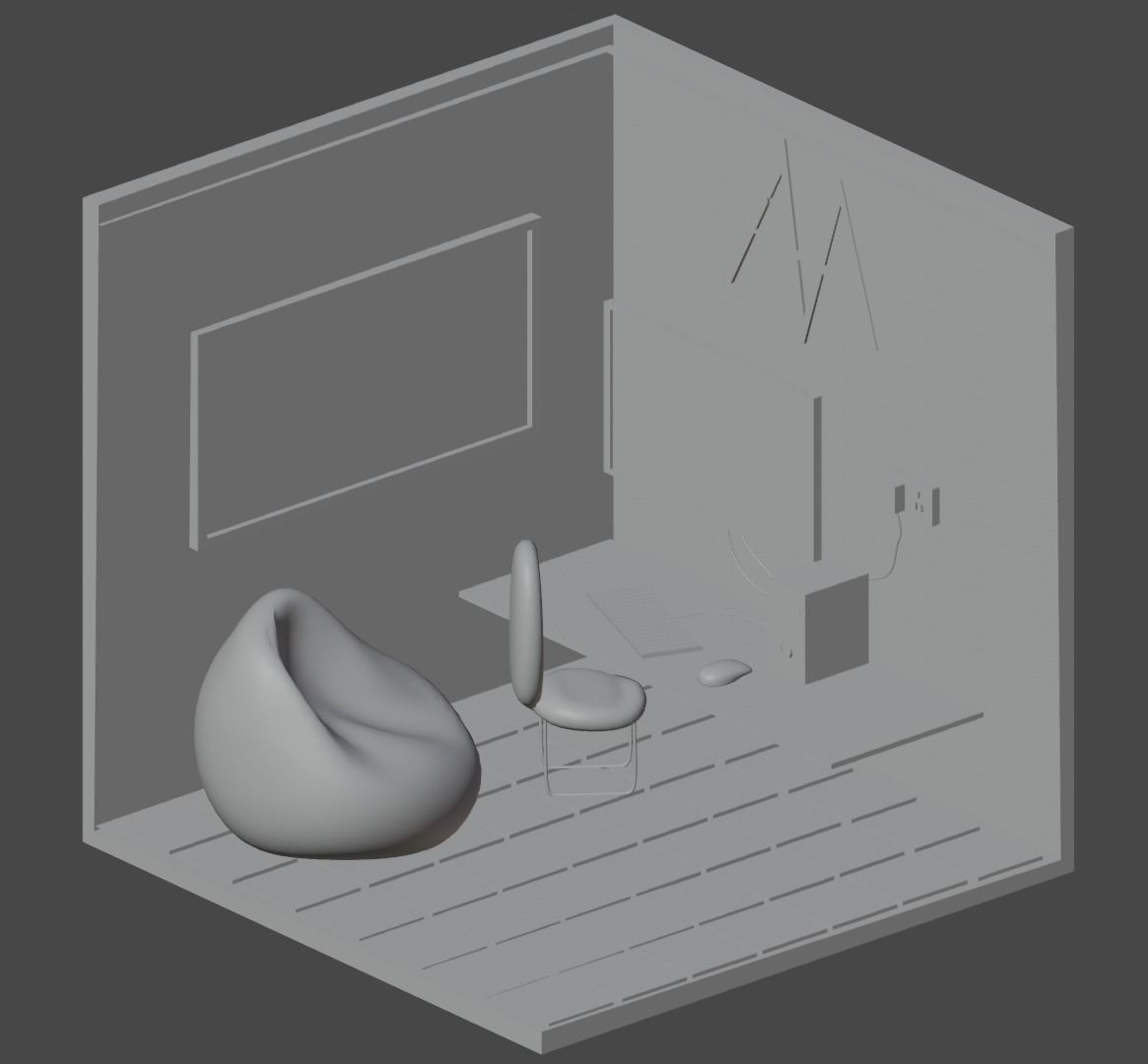3D model pc setup VR / AR / low-poly | CGTrader