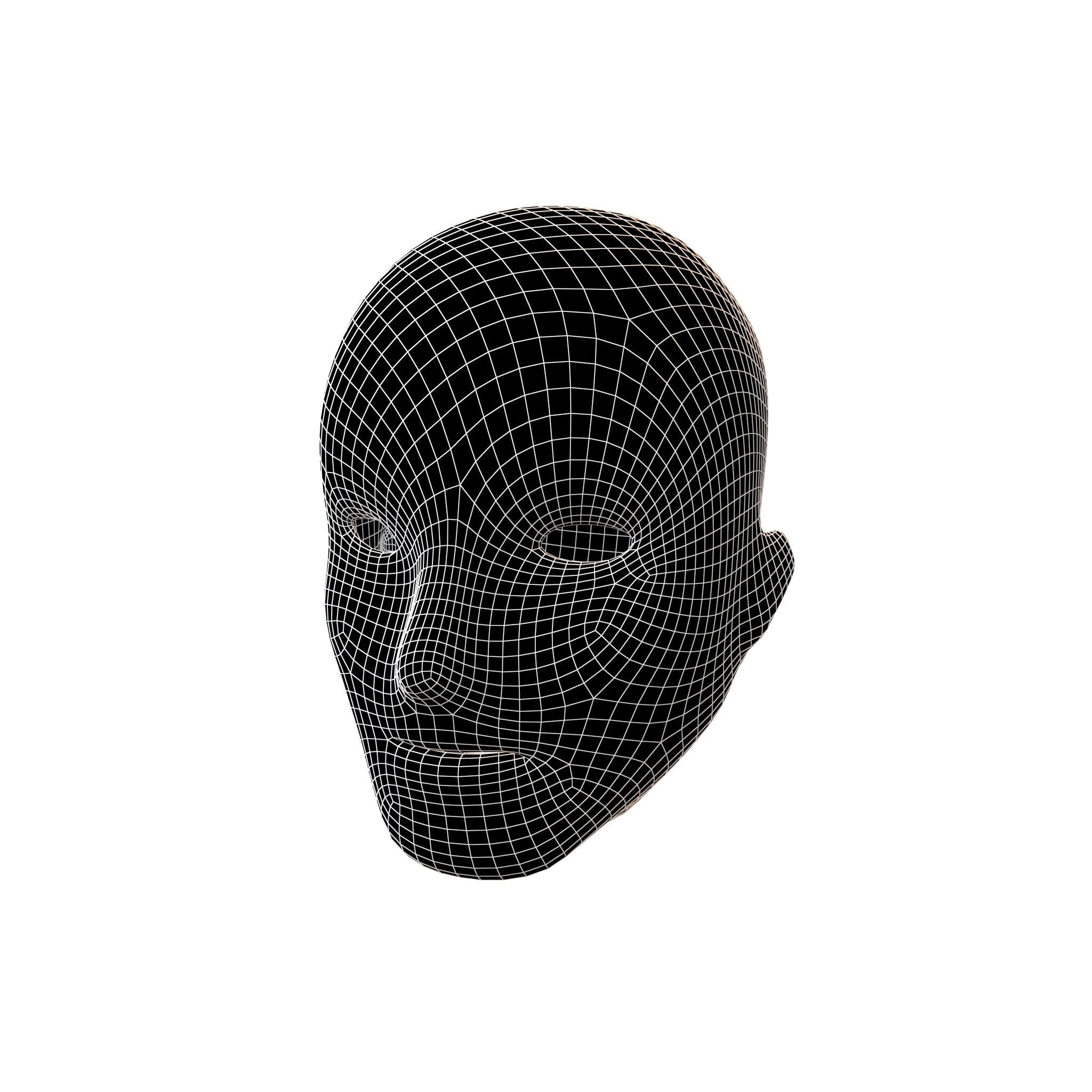 3D model Human Skin Mask v1 005 VR / AR / low-poly | CGTrader