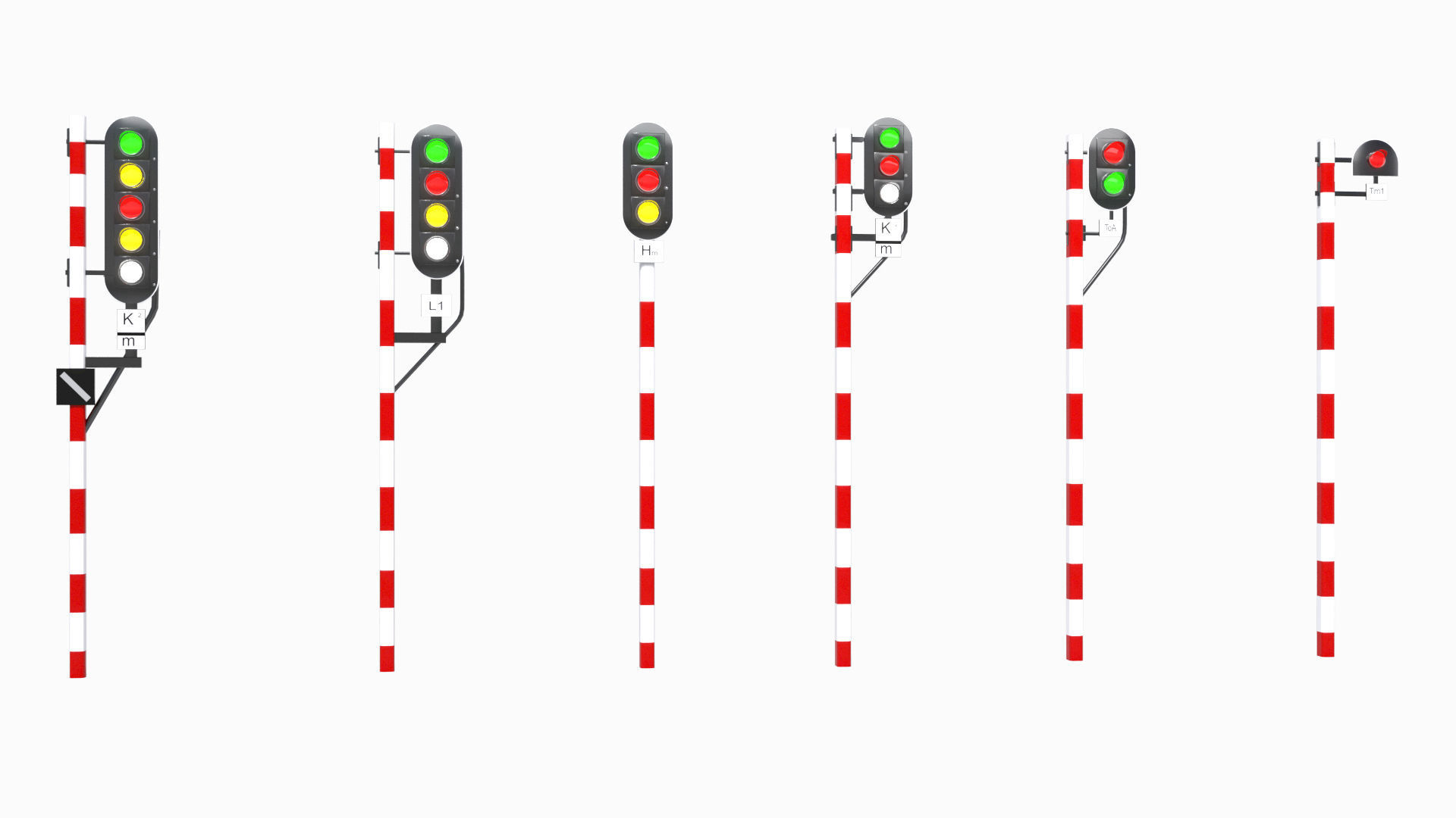 Rail Signaling 3D model | CGTrader