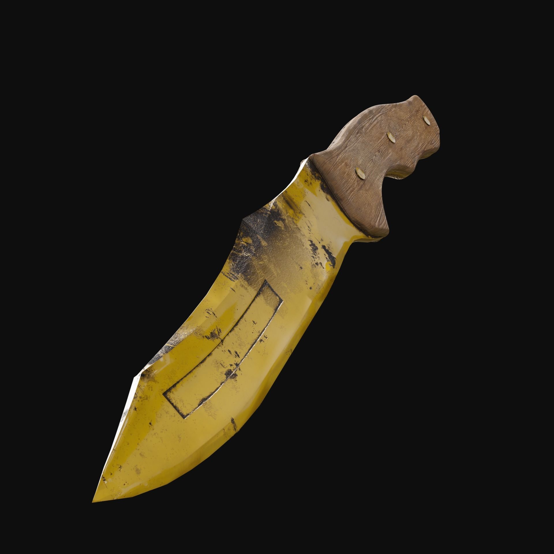 3D model Throwing Knife VR / AR / low-poly | CGTrader