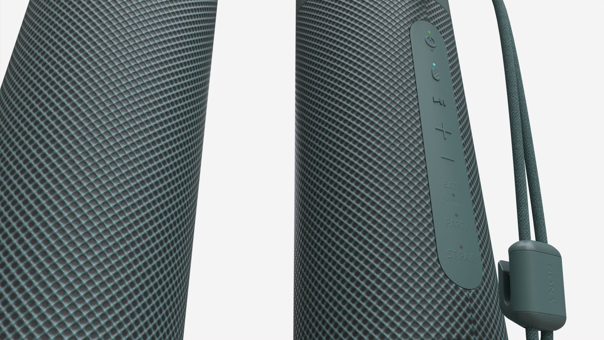 Sony Portable Wireless Speaker Green SRSXB23 3D model CGTrader