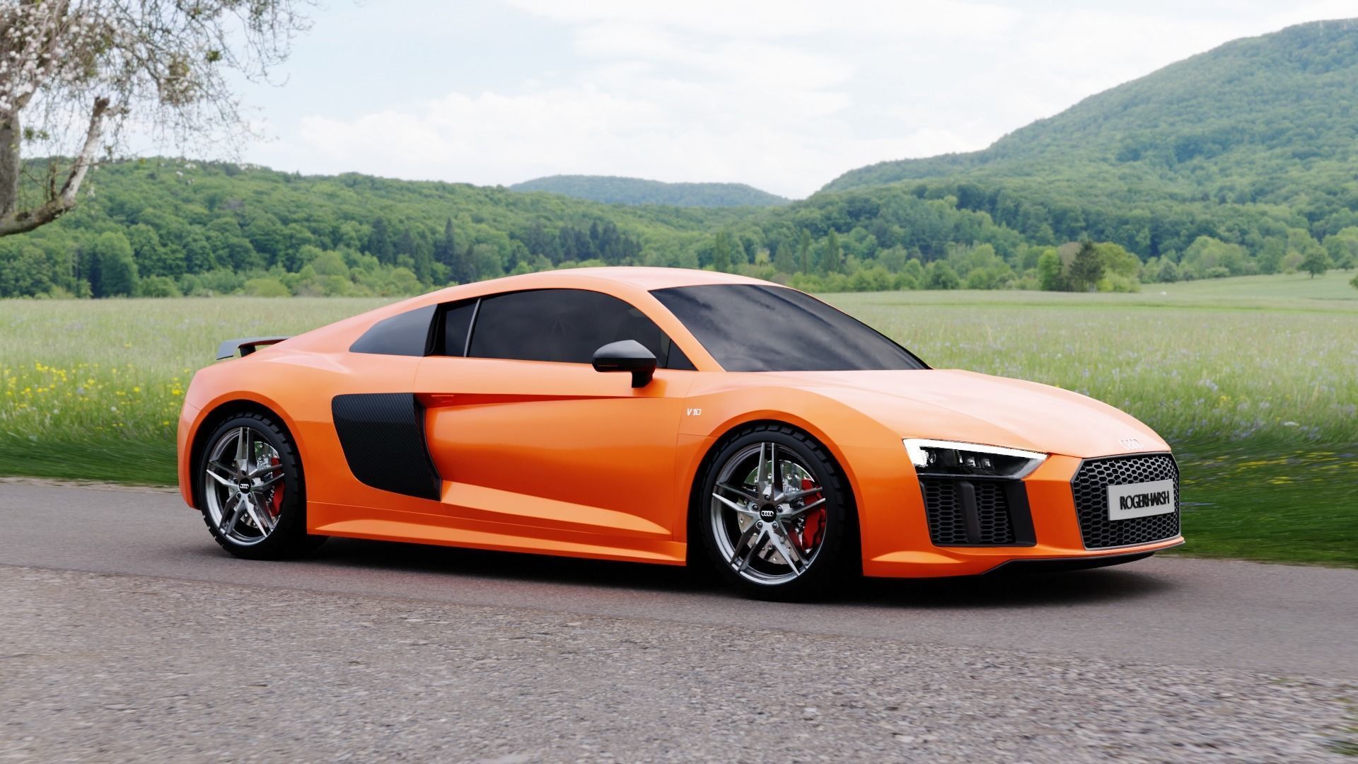 Audi R8 V10 Plus 3D model 3D model animated | CGTrader