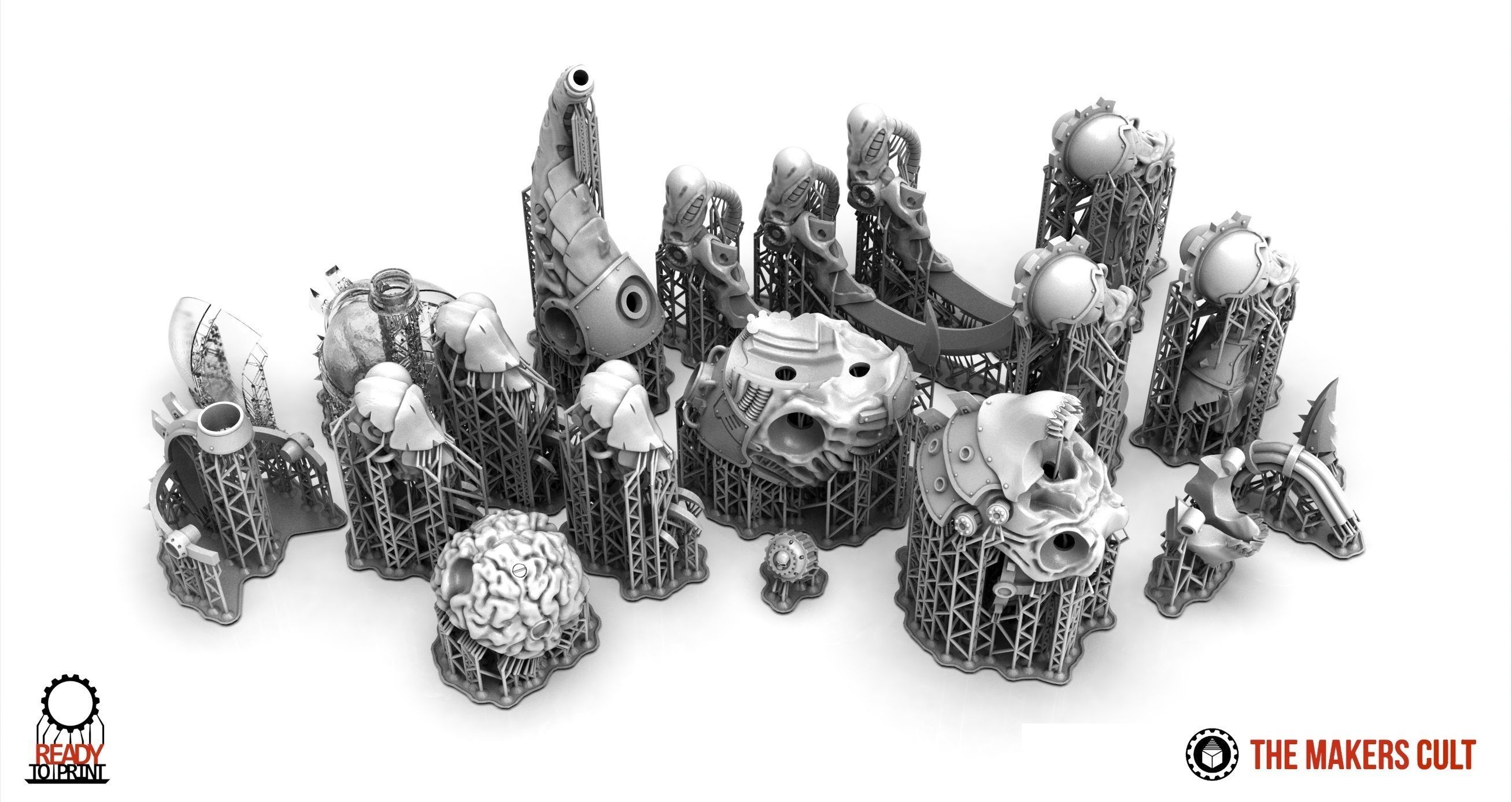 Iron Hive - Psycholiath 3D model 3D printable | CGTrader
