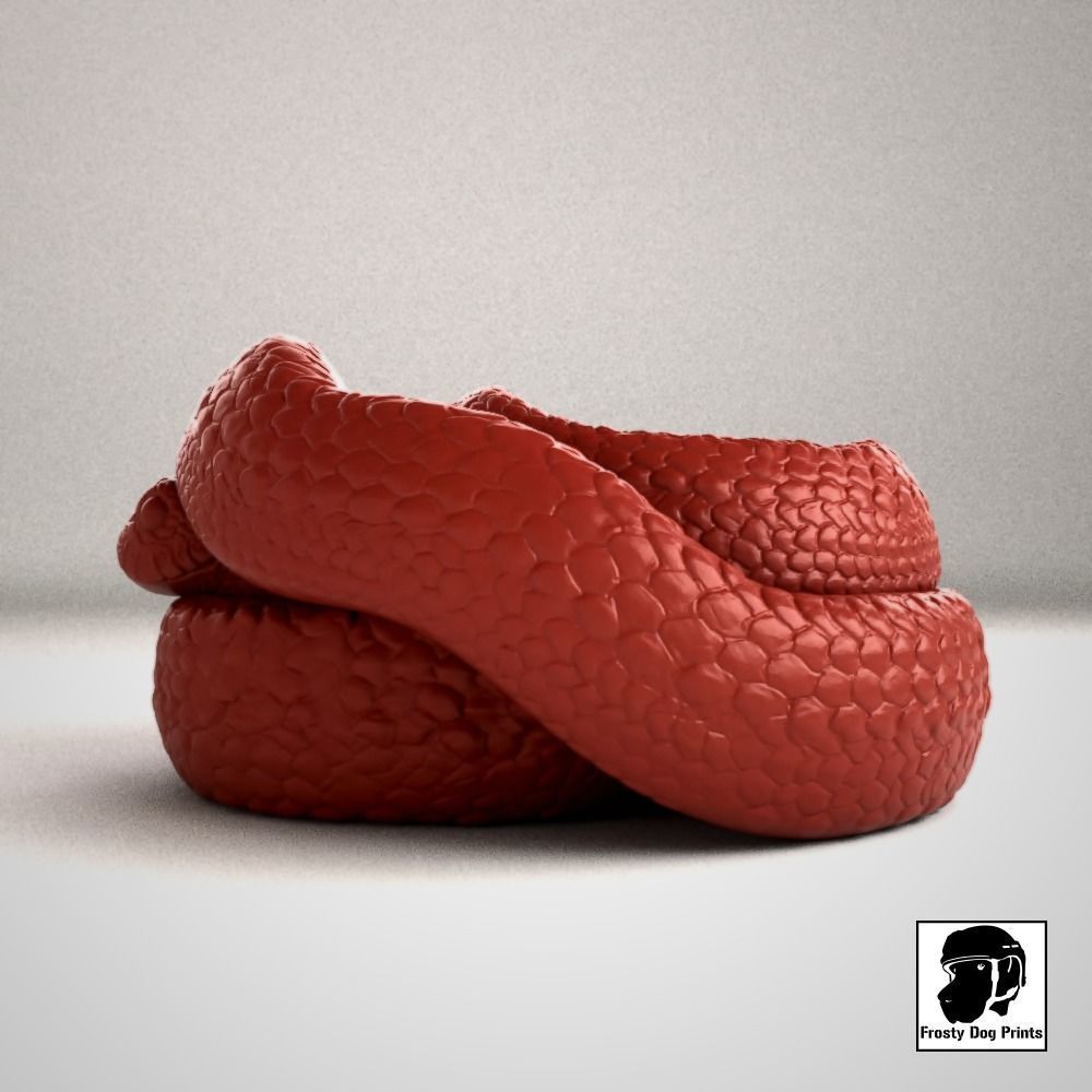 Friendly Snake - STL File 3D model 3D printable | CGTrader
