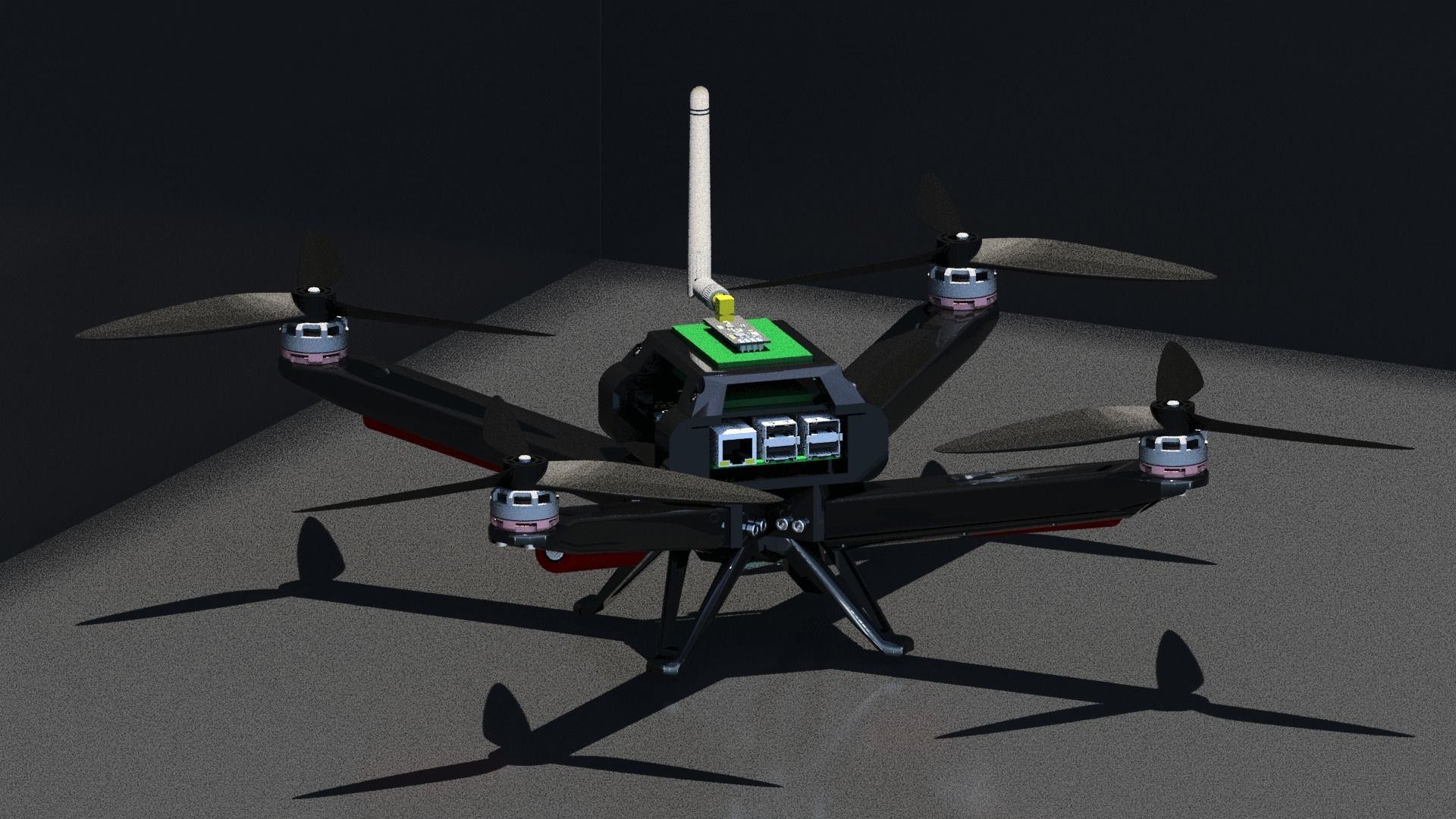Raspberri Pi Drone 3D model | CGTrader