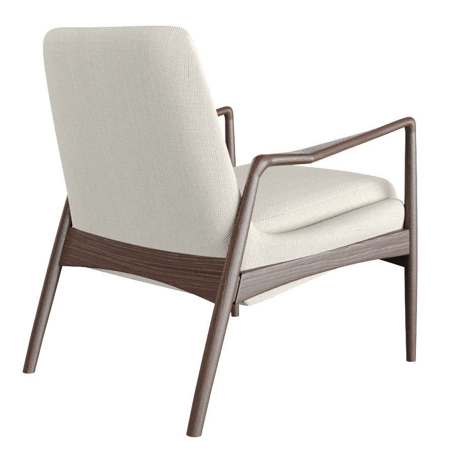 Braden Dining Arm Chair 3D model CGTrader