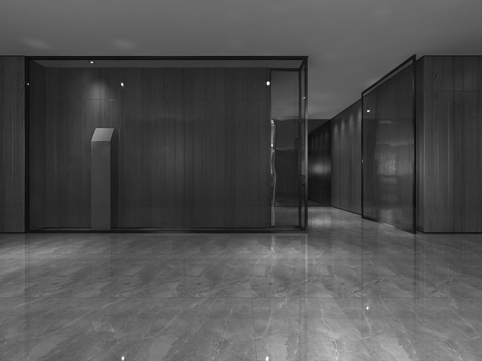 Simple Office 3D model 3 3D model CGTrader