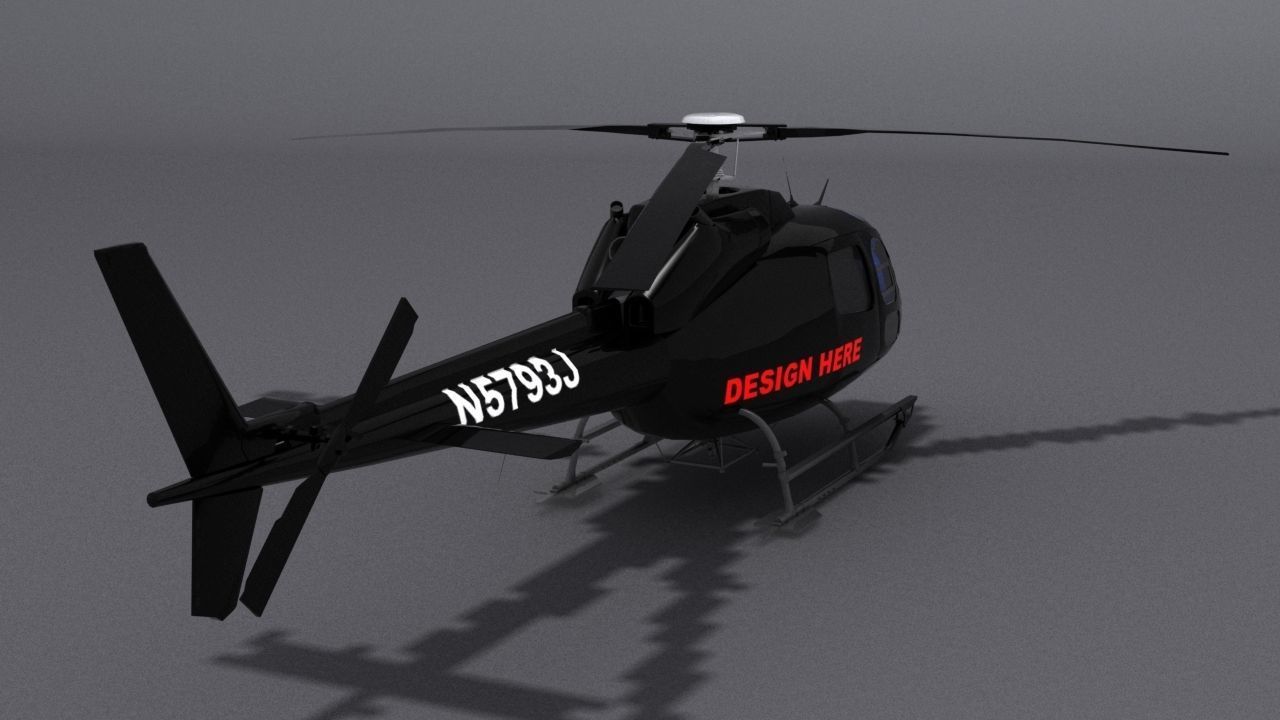 3D model Aerospatiale AS355 Ecureuil Wip VR / AR / low-poly | CGTrader