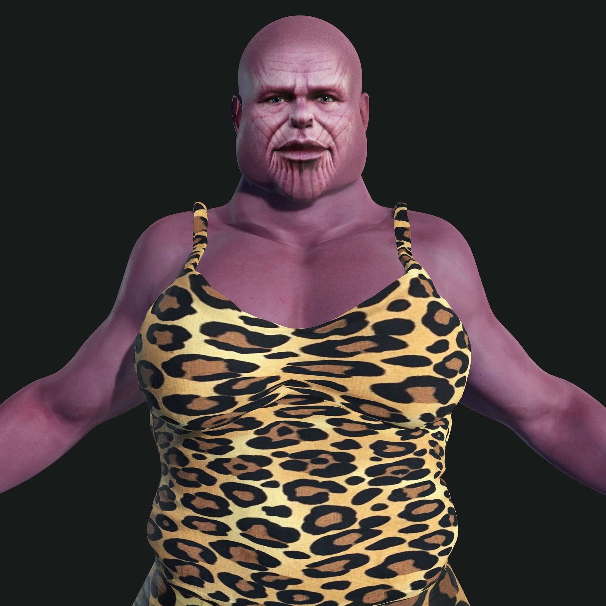 3D model Mr Z Family 3D Rigged 3 Three models ready for animation VR