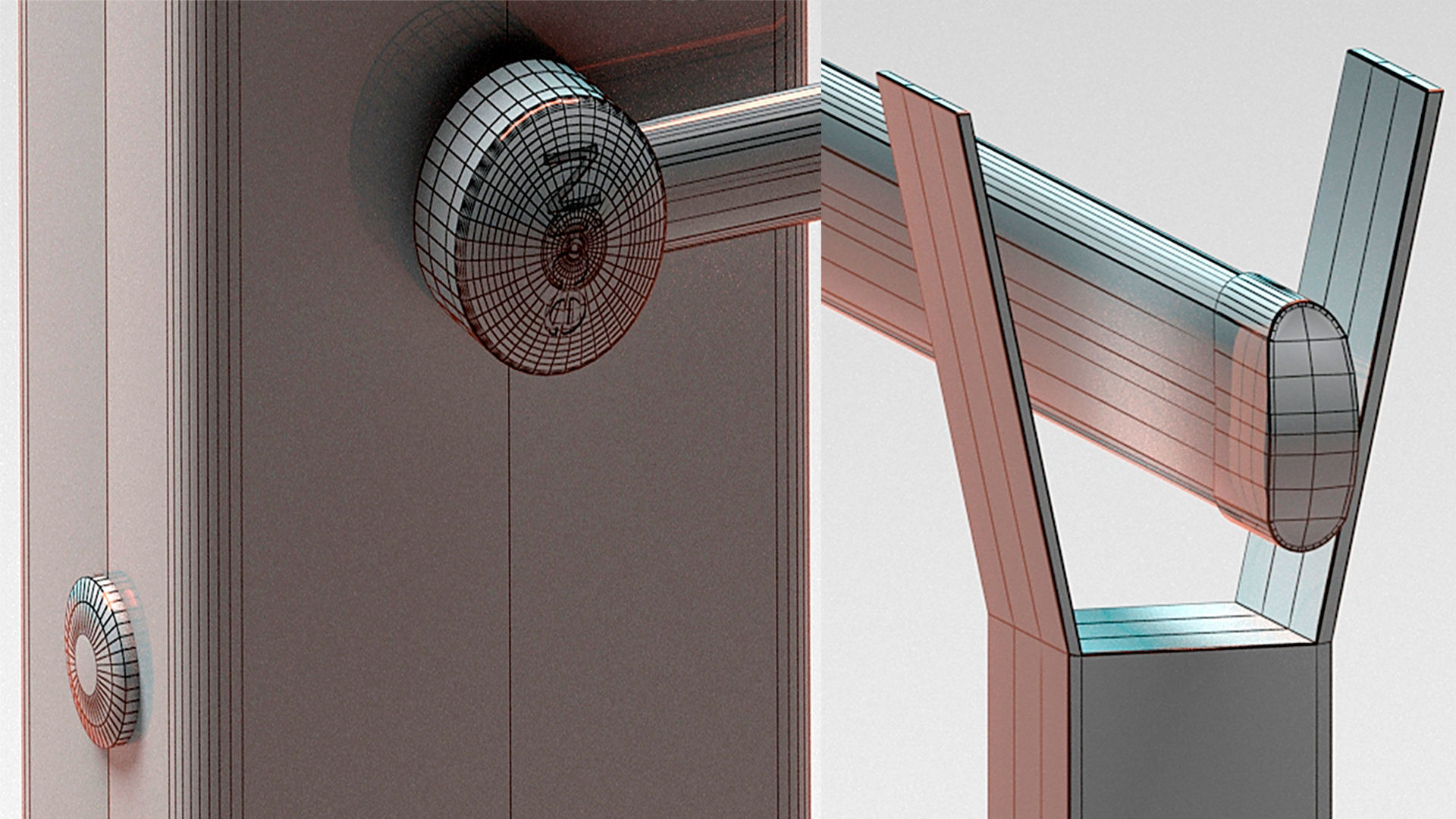 3D model barrier light on post VR / AR / low-poly | CGTrader