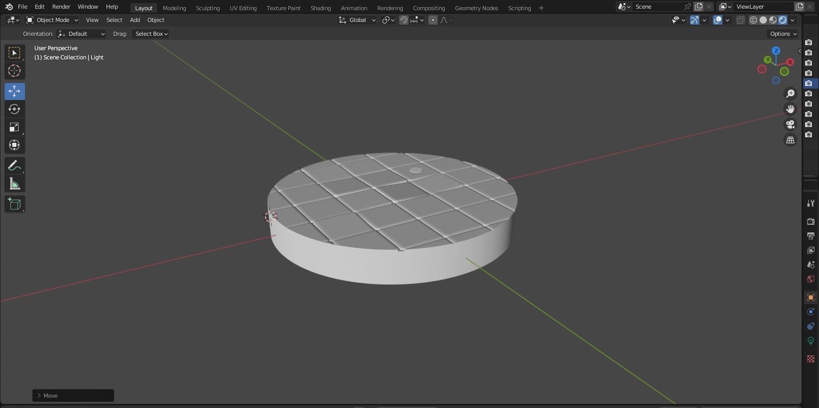 Tile Figurine Base 3D model 3D printable CGTrader