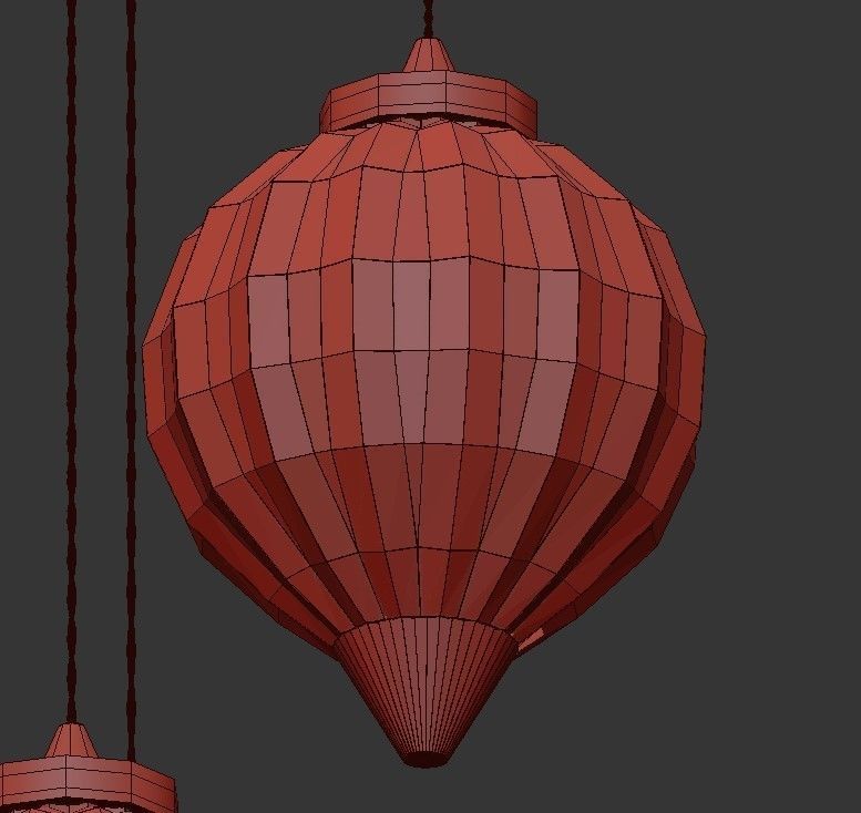 PALANTIR 3 three light pendant with clear glass balls hanging... 3D