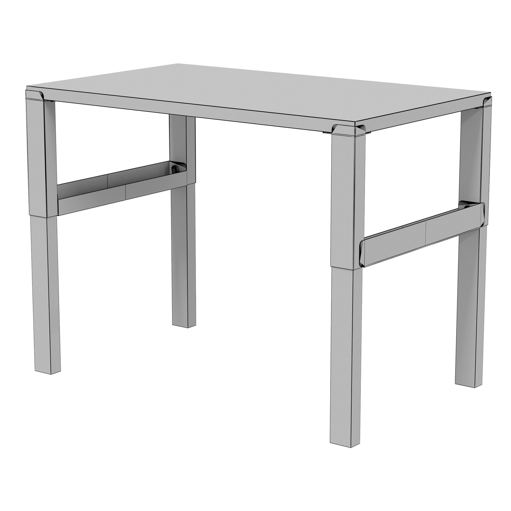 IKEA PAHL POL Desk 3D model CGTrader