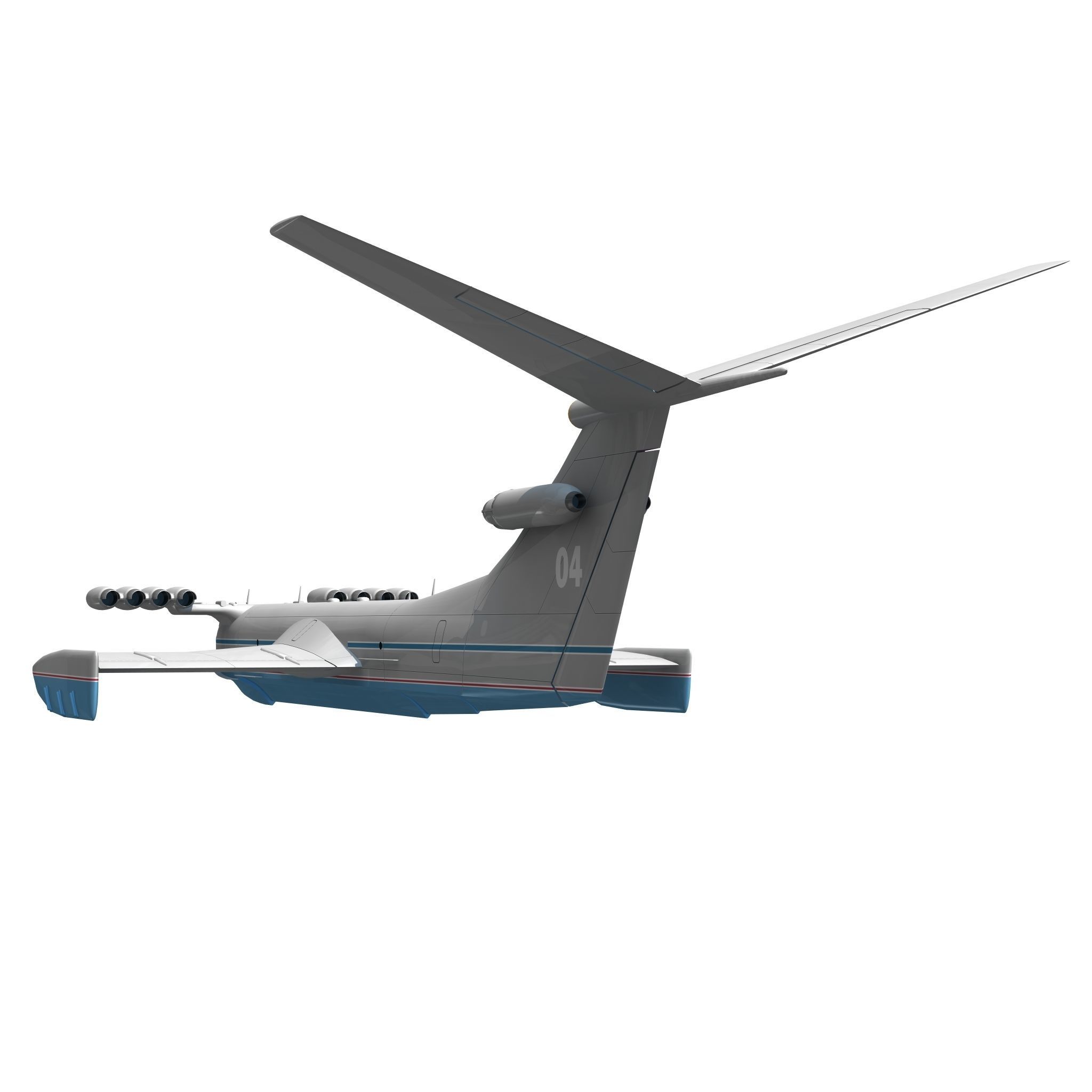 KM Ekranoplan 3D model | CGTrader
