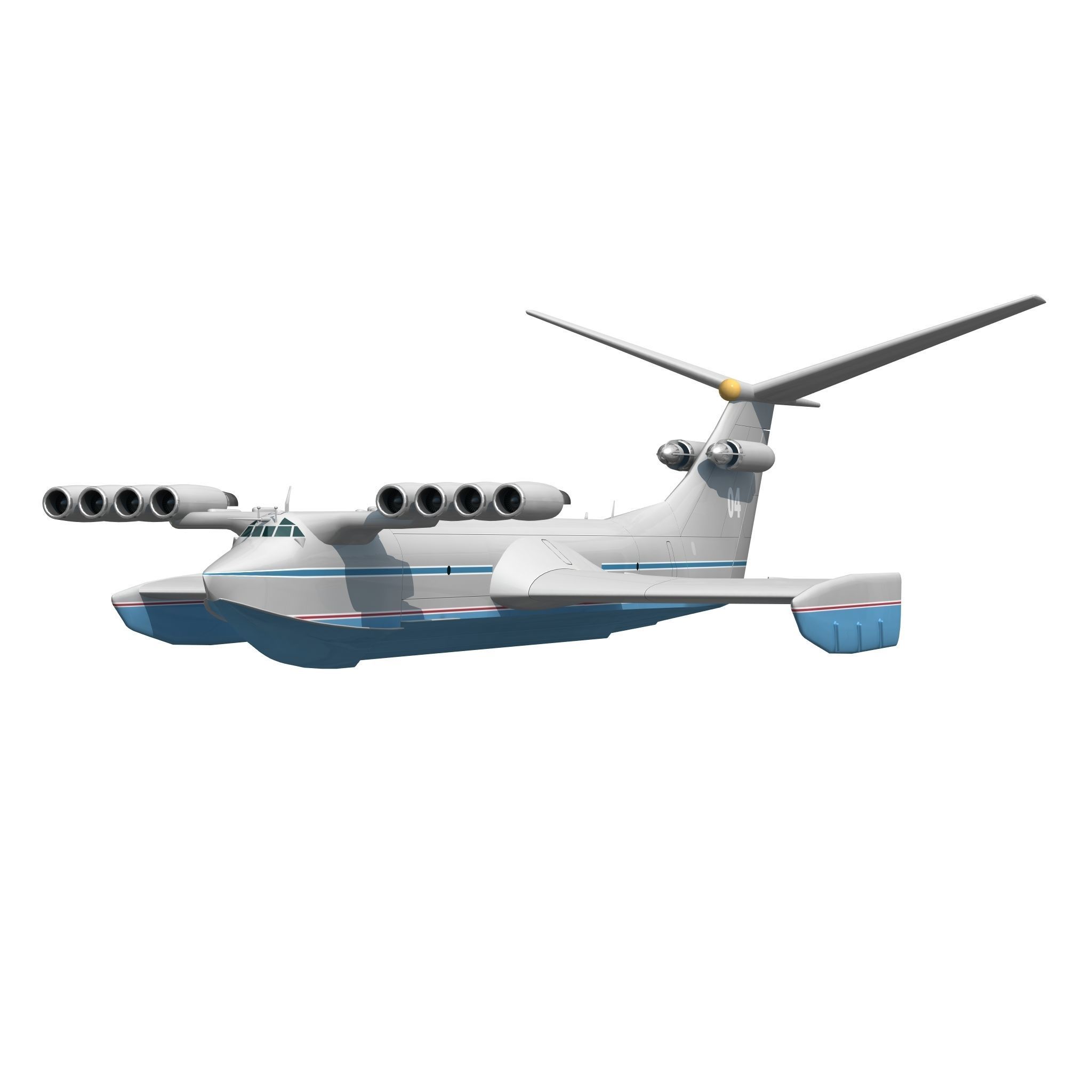 KM Ekranoplan 3D model | CGTrader