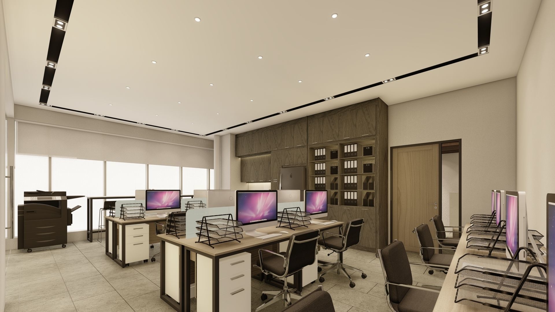 LUXURY MINIMALIST OFFICE 3D model | CGTrader