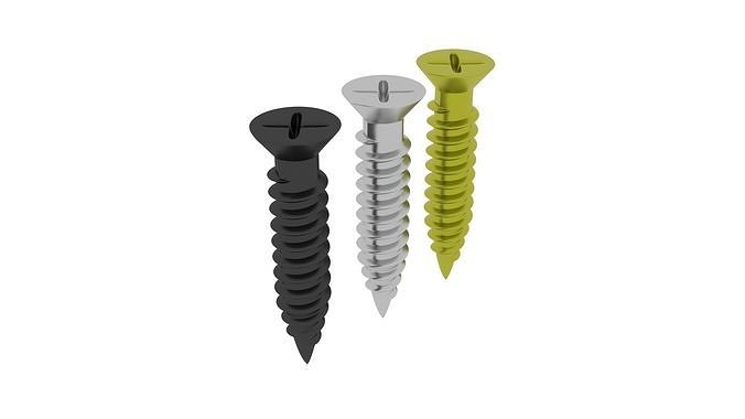 Screws 3D model | CGTrader
