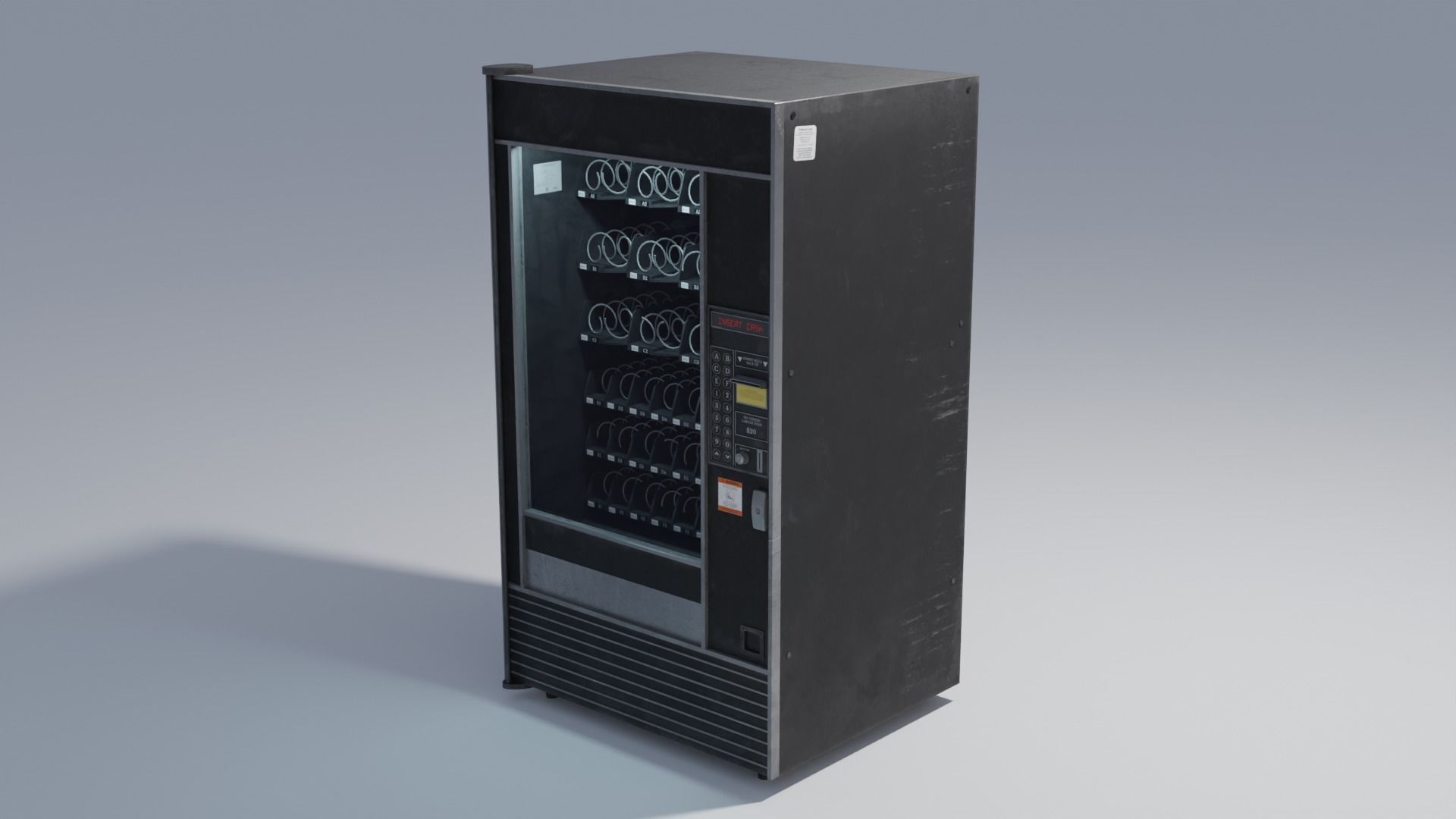 3D model 80s Retro Vending Machine with 8K 4K and 2K Textures VR / AR ...