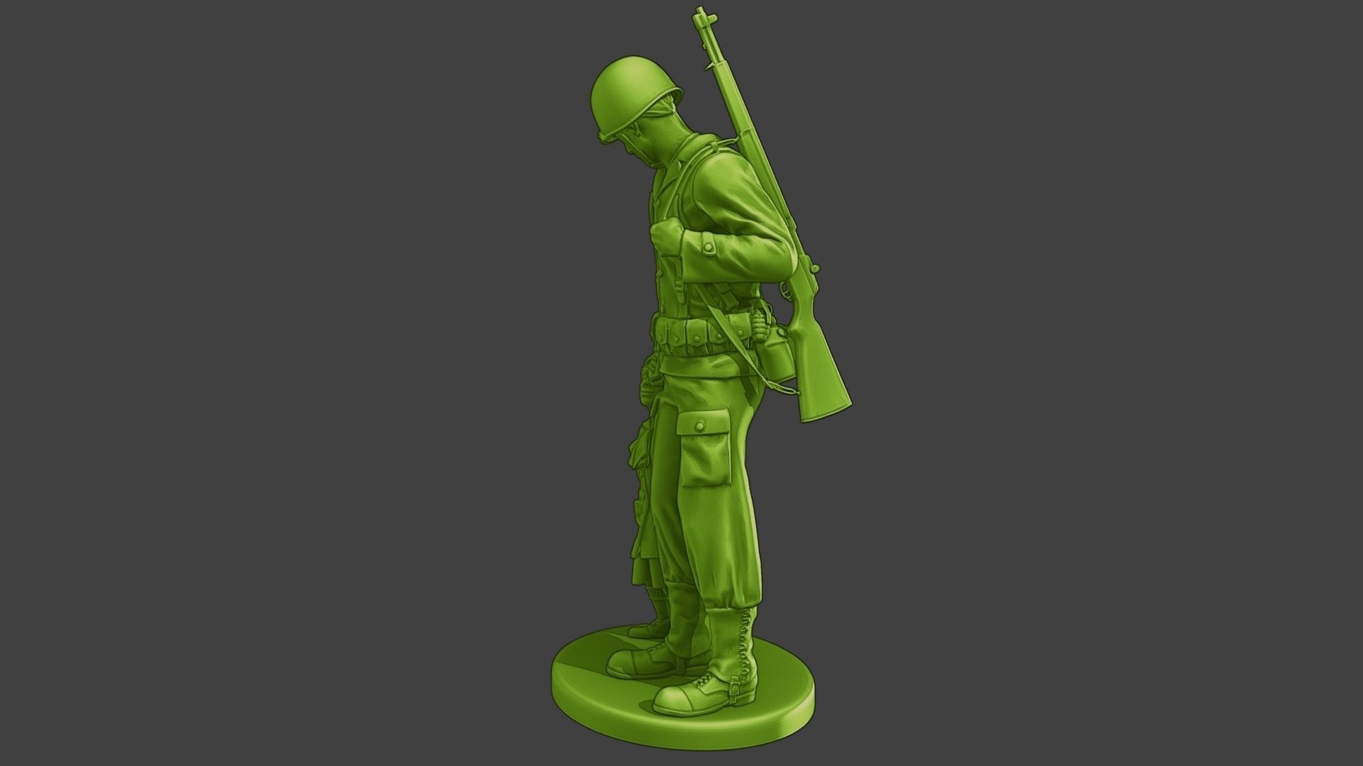 American soldier ww2 Save LG A15 3D model 3D printable | CGTrader