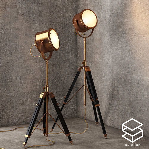 Floor Lamp Sketchup Model free 3D model CGTrader