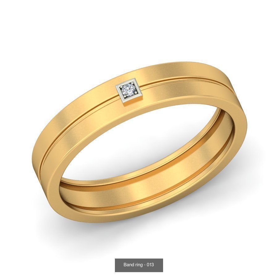 49 Classic Gold Bands collection CGTrader