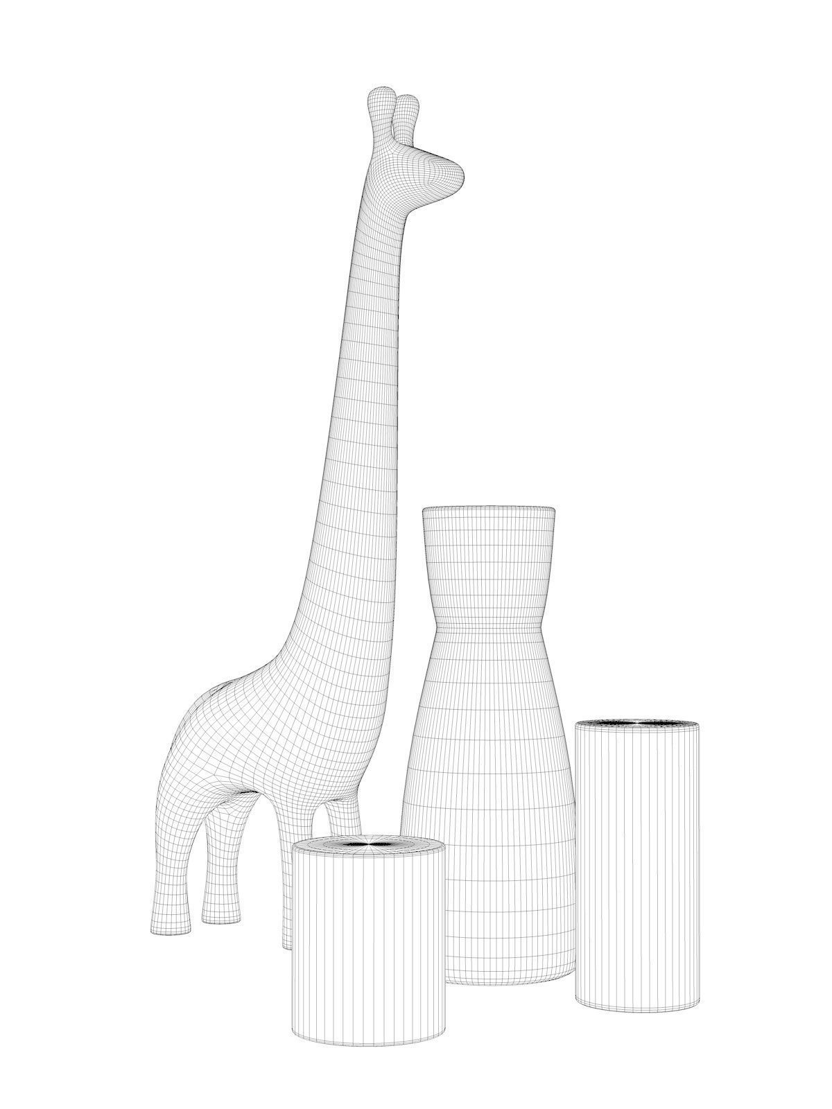 Decorative Objects Set 31 3D model CGTrader