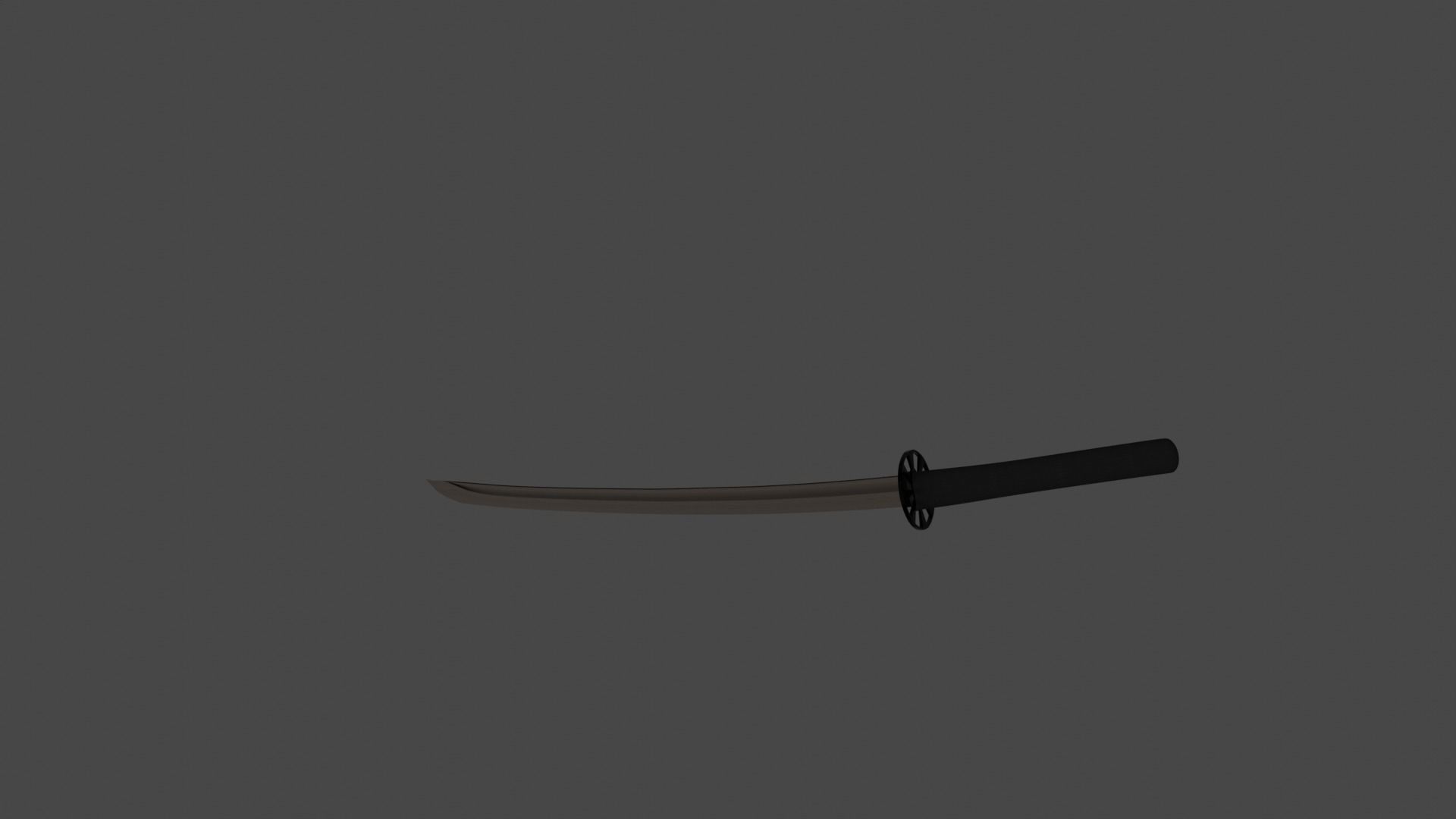 katana samurai sword free 3D model 3D printable | CGTrader
