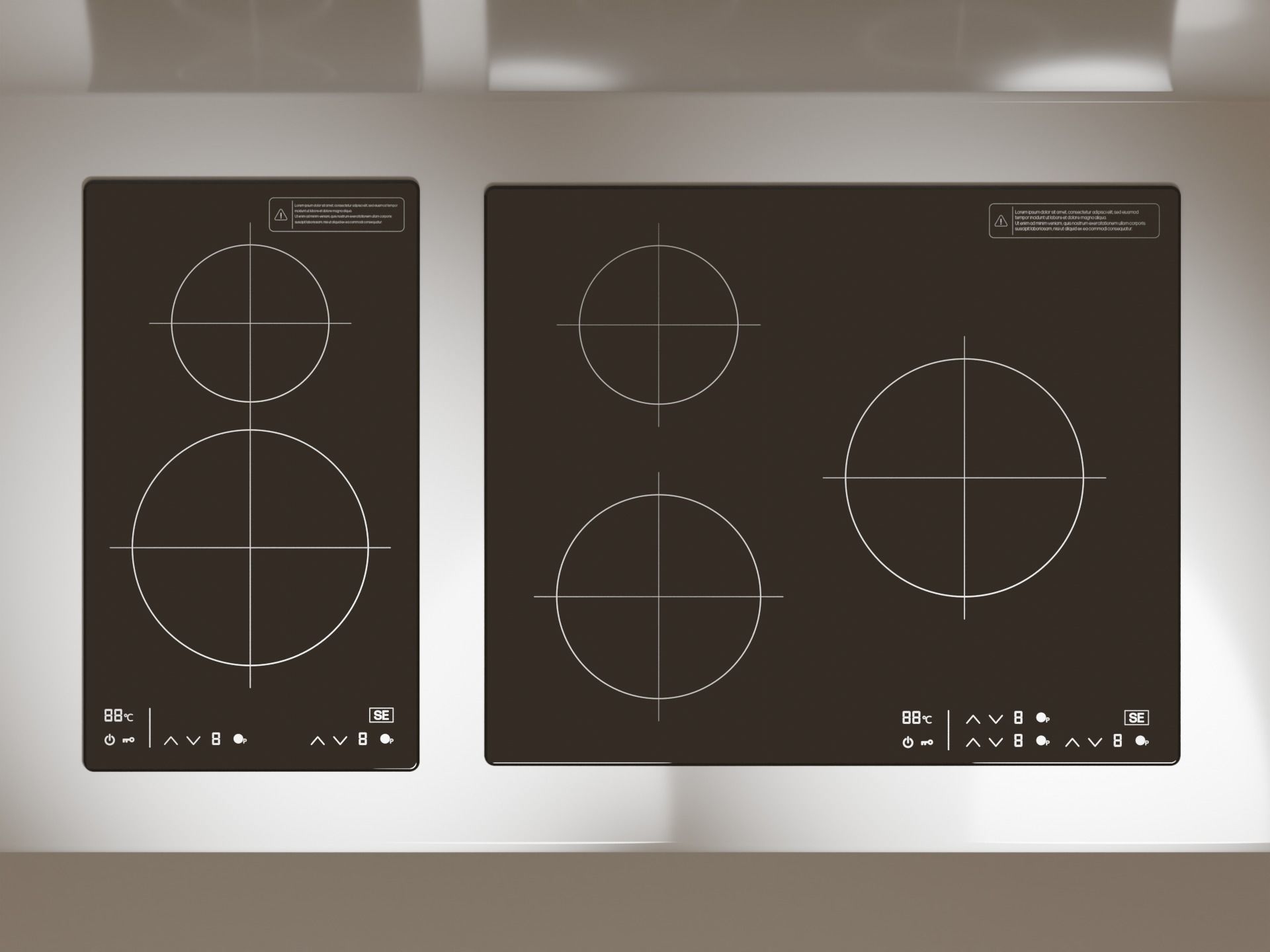 Induction Cooktop free VR / AR / lowpoly 3D model CGTrader