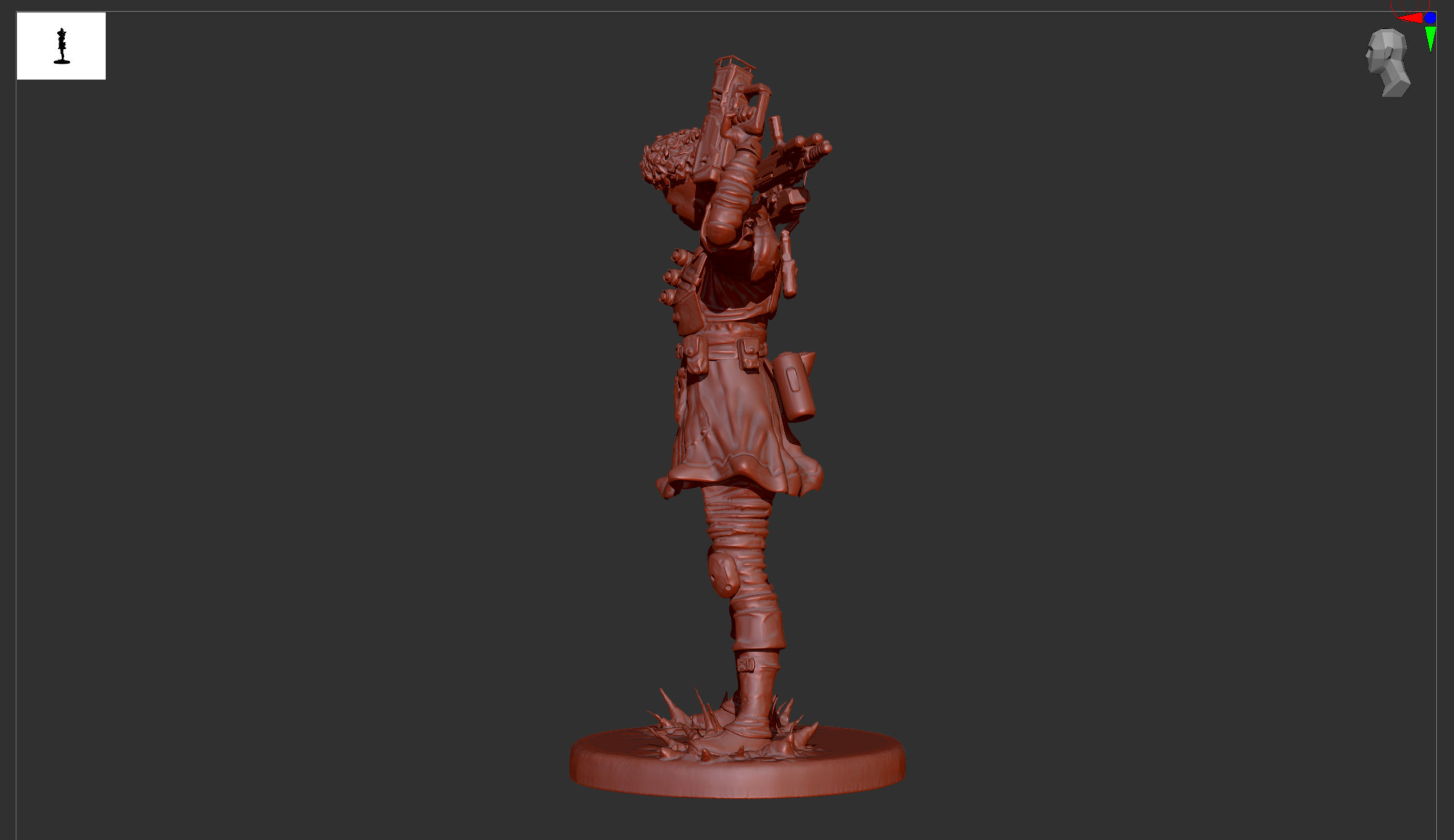 Apex Legends Bangalore 3D print OBJ STL 3D model 3D printable CGTrader