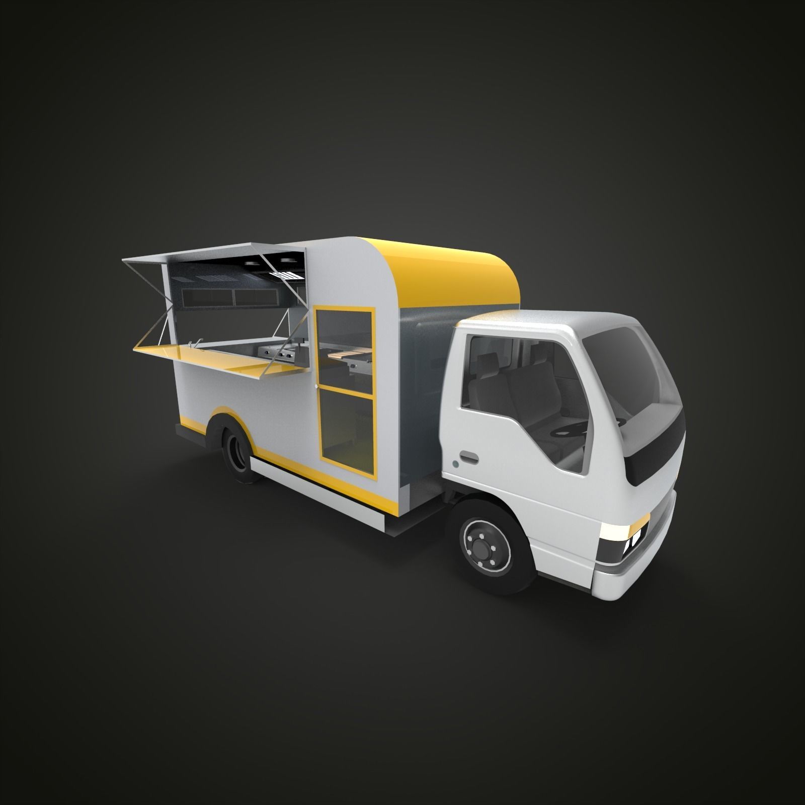 FOOD TRUCK 3D model | CGTrader