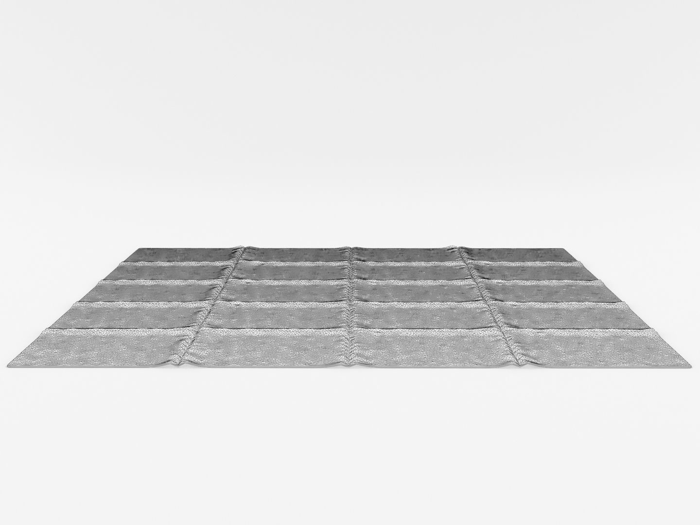 Textured Throw Rug 3D model CGTrader