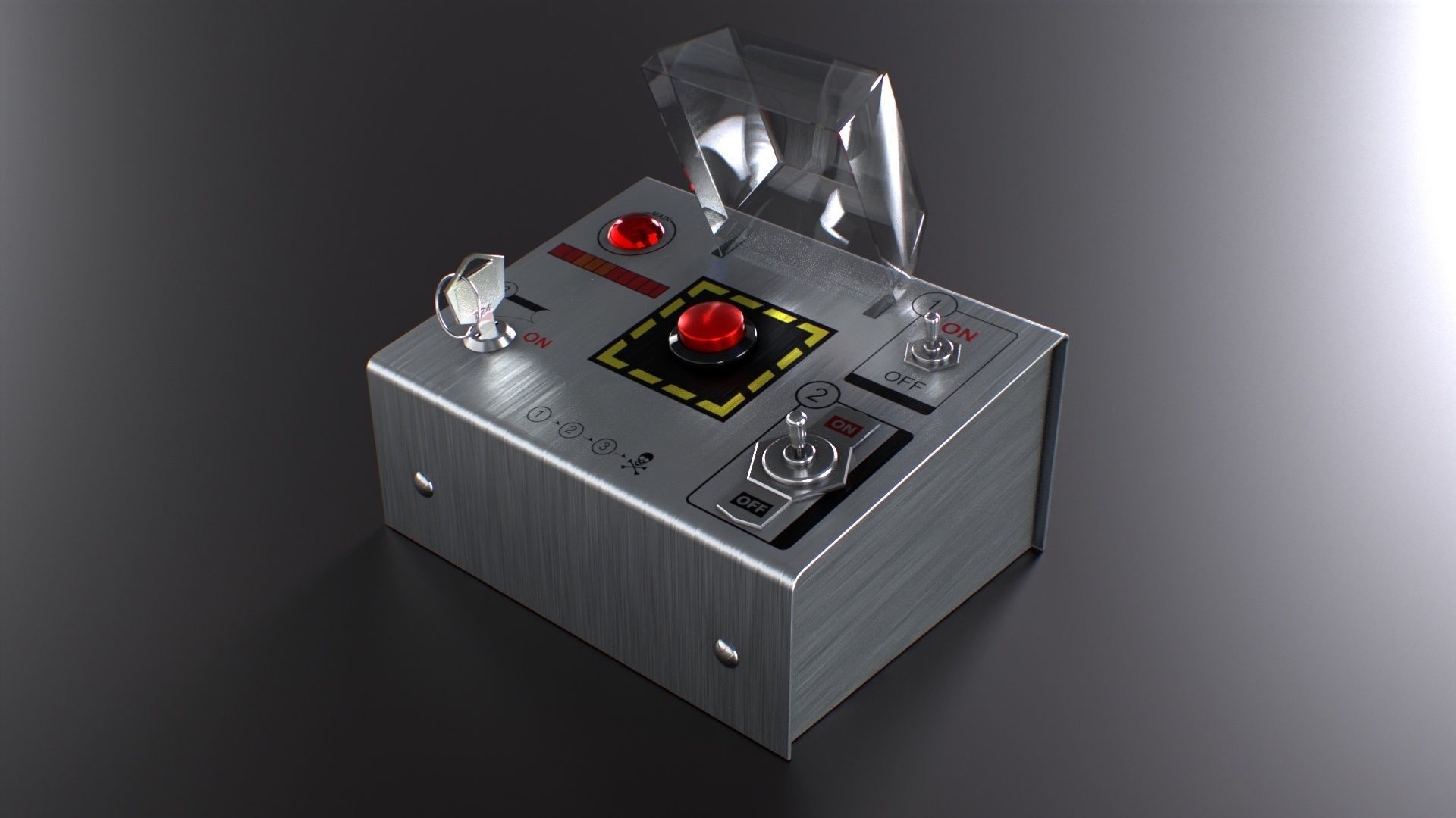 3D model Doomsday Device VR / AR / lowpoly CGTrader