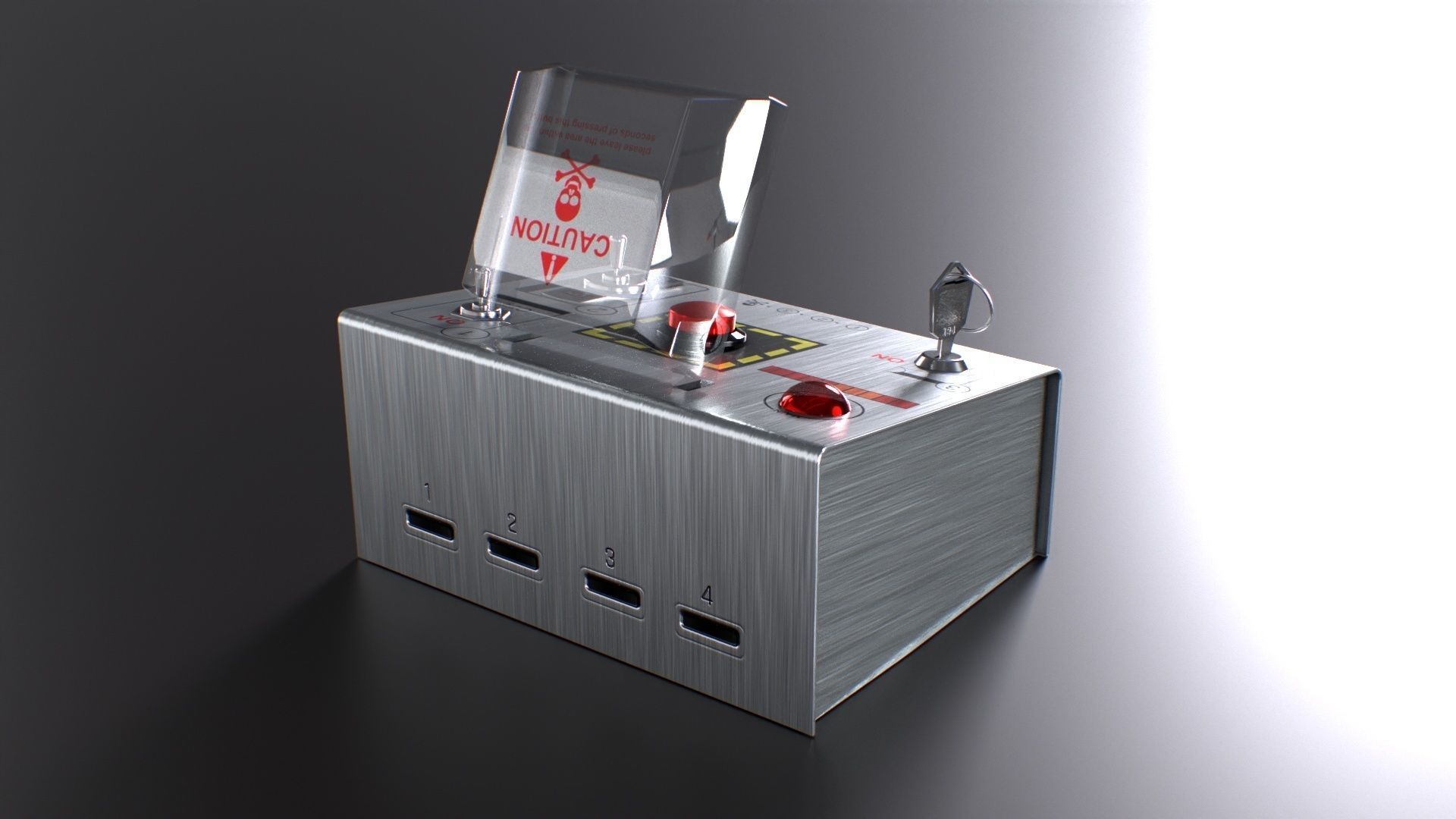 3D model Doomsday Device VR / AR / lowpoly CGTrader