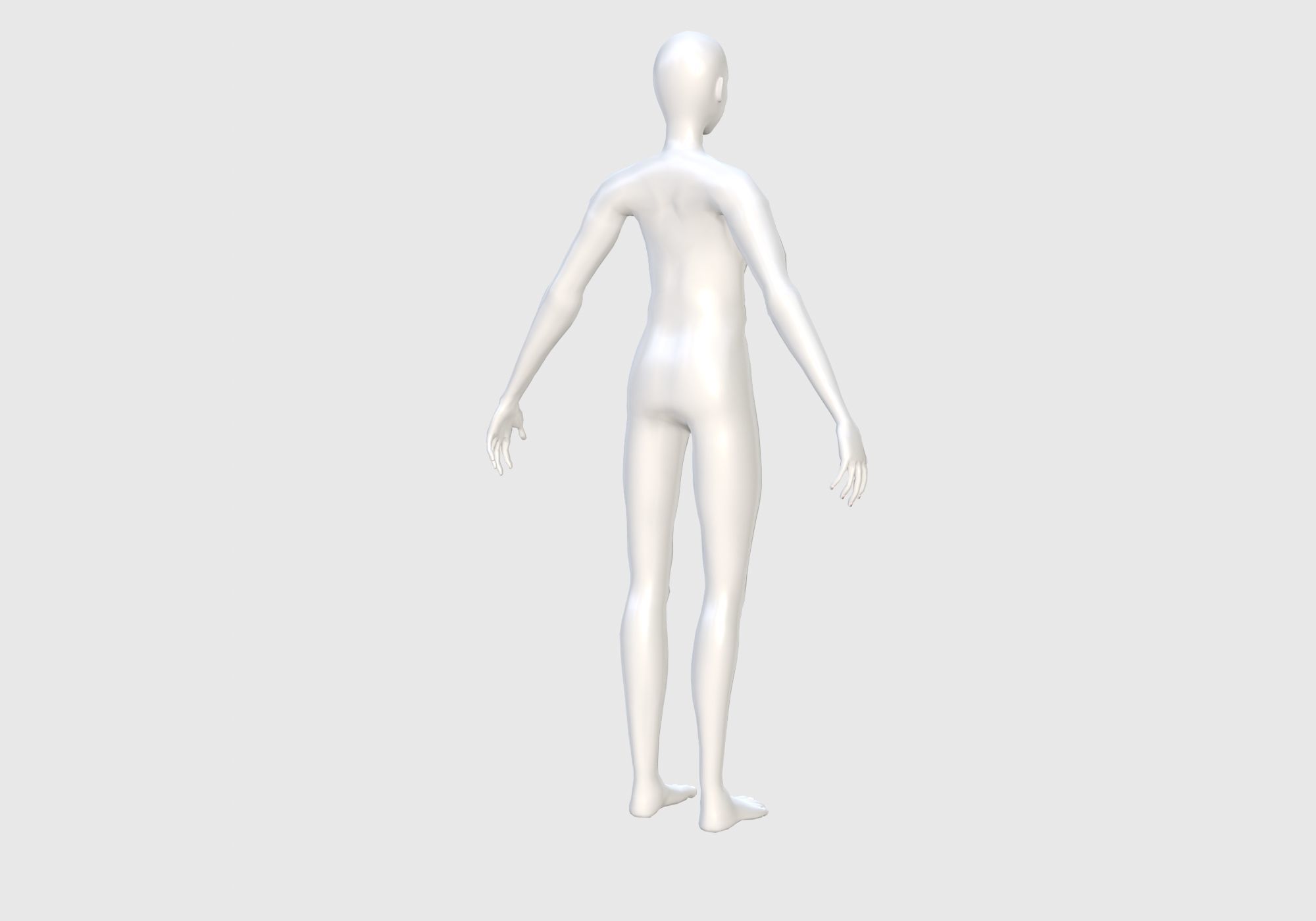 Basic Male Body 3D model | CGTrader