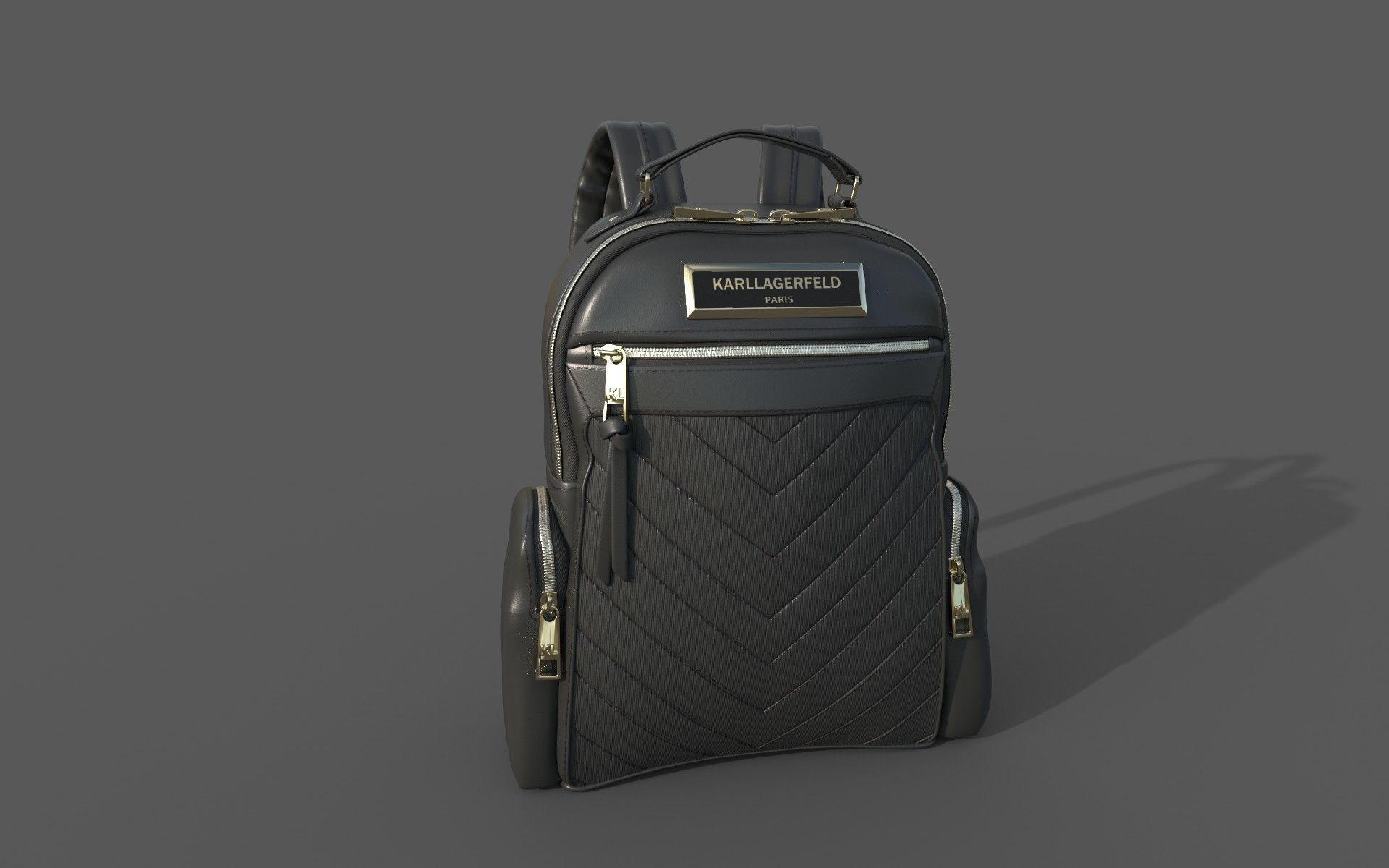 Backpack Inventory Poly Backpack with 3 different options free VR / AR / low-poly 3D model ...
