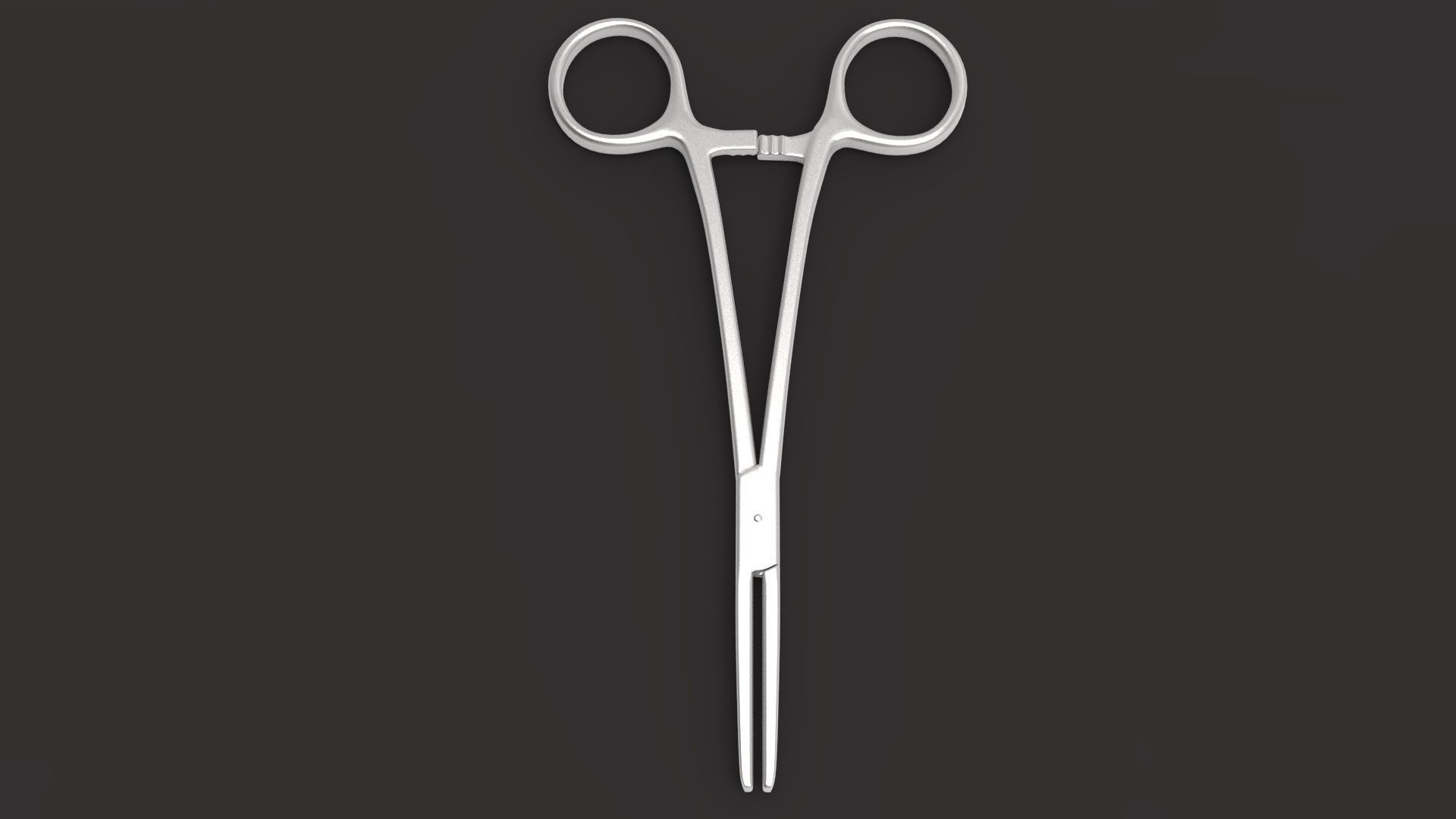 Hemostats pair of surgical scissors 3D model CGTrader