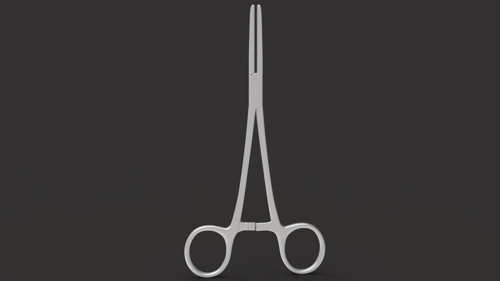 Hemostats pair of surgical scissors 3D model CGTrader