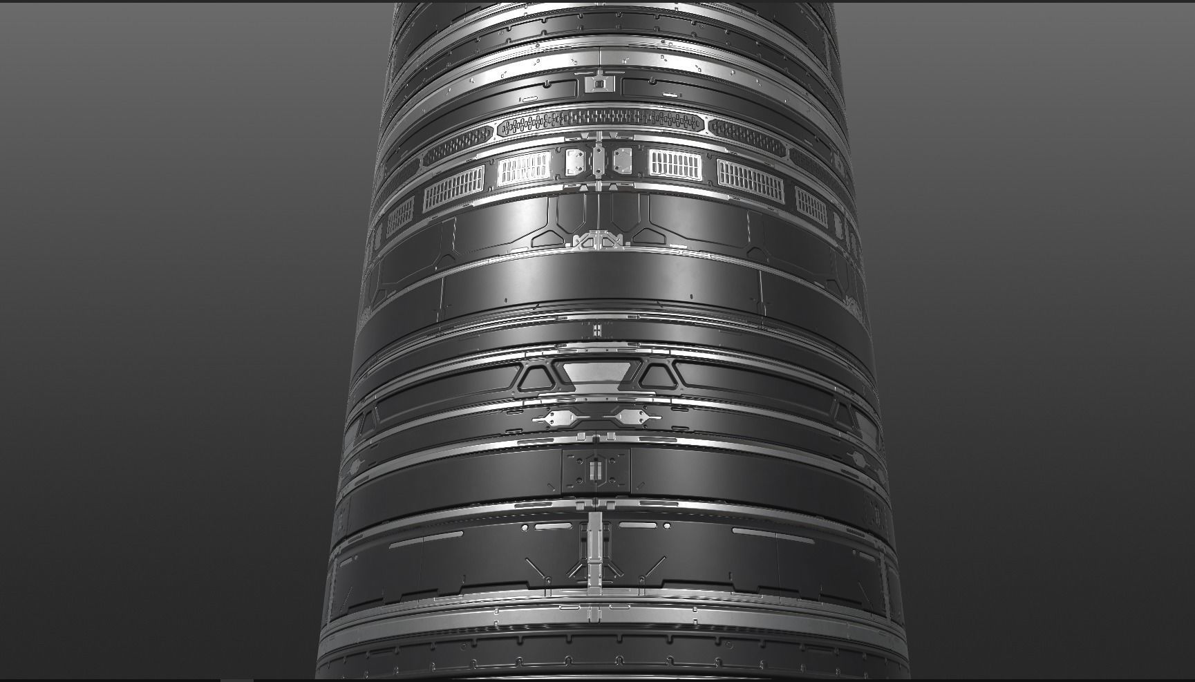 Scifi Trim Sheet High Poly 3D model | CGTrader