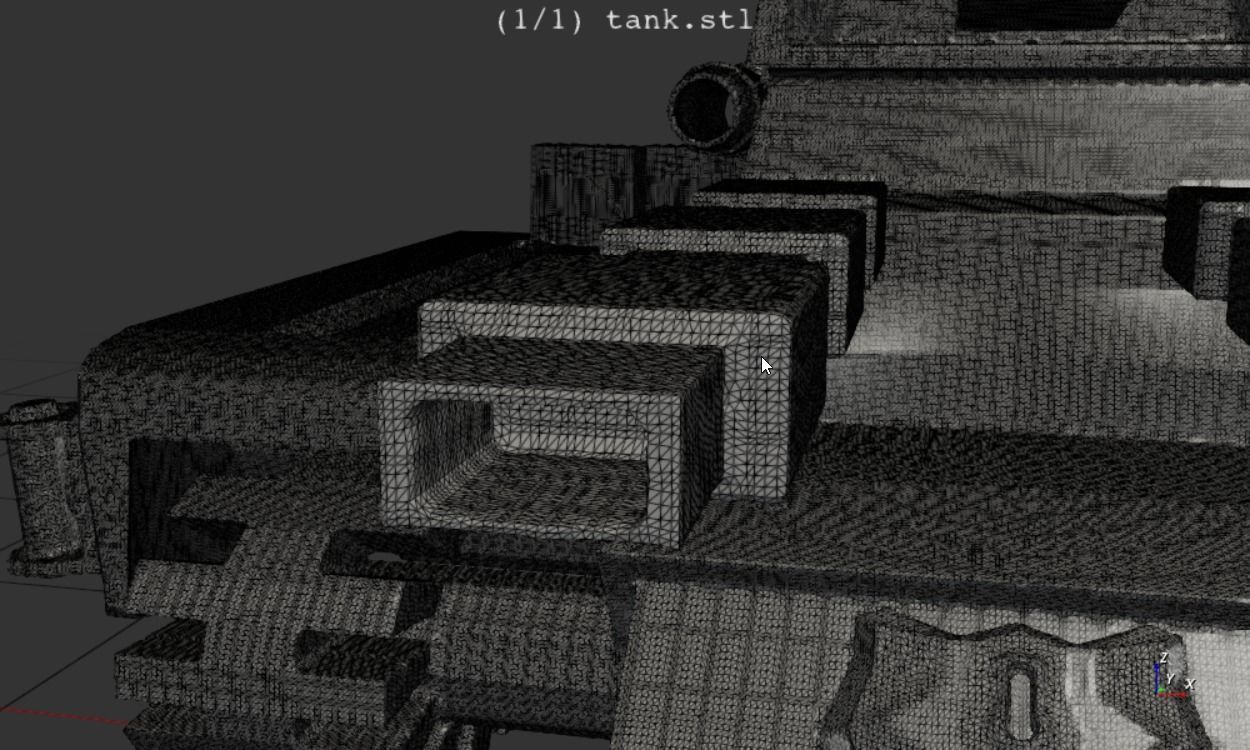 sci fi electronic tank 3D model 3D printable | CGTrader