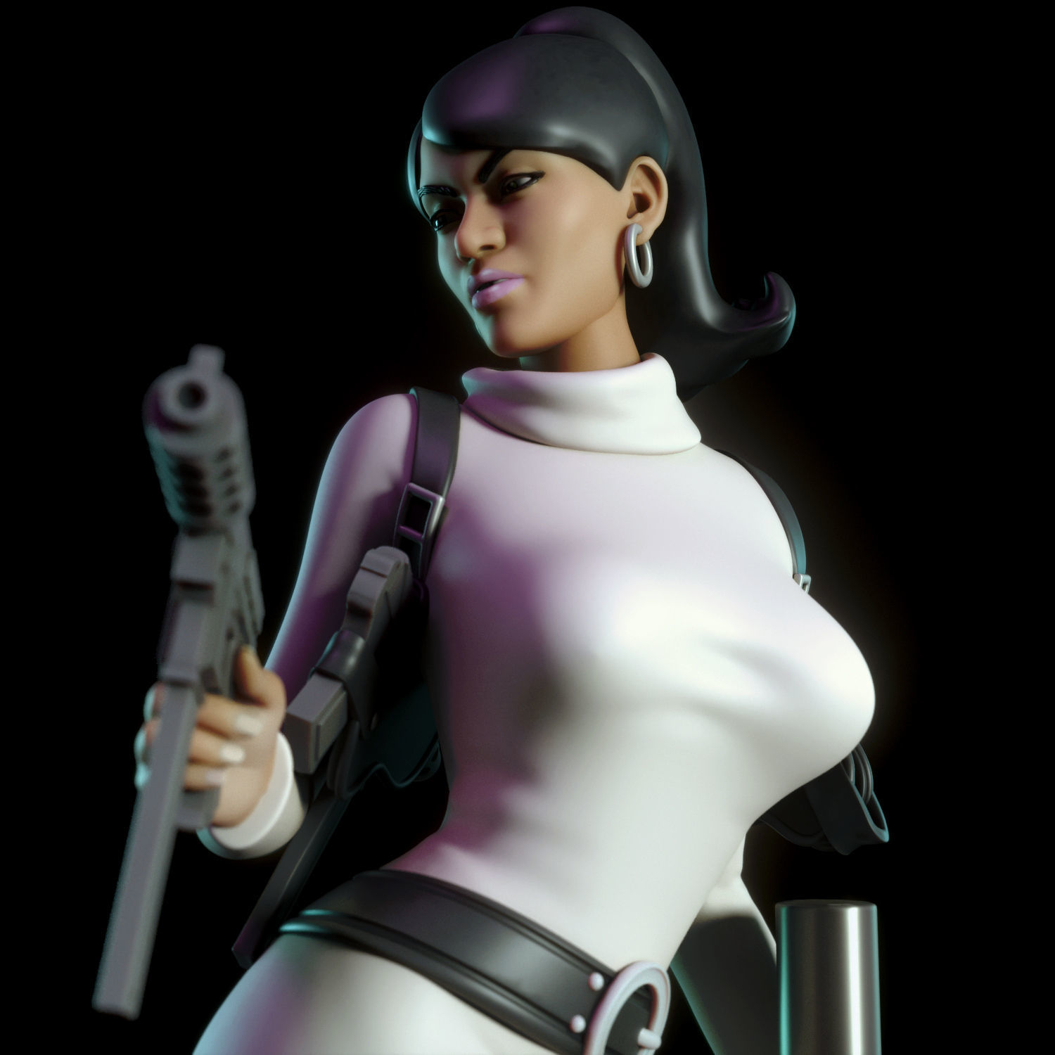 Lana Kane 3D model 3D printable CGTrader
