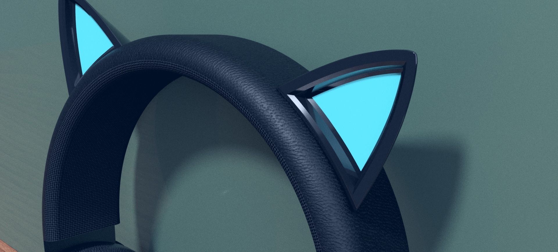 Kitty Ears for gaming Headsets 3D model 3D printable CGTrader