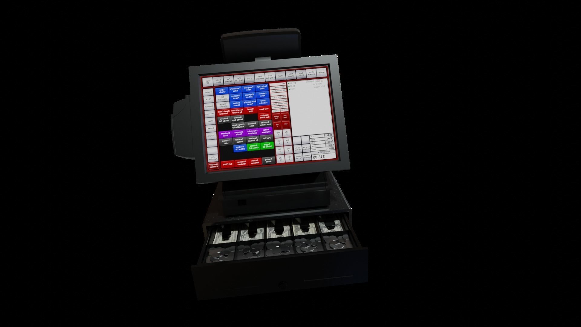 3D model Cashier Registry VR / AR / low-poly | CGTrader