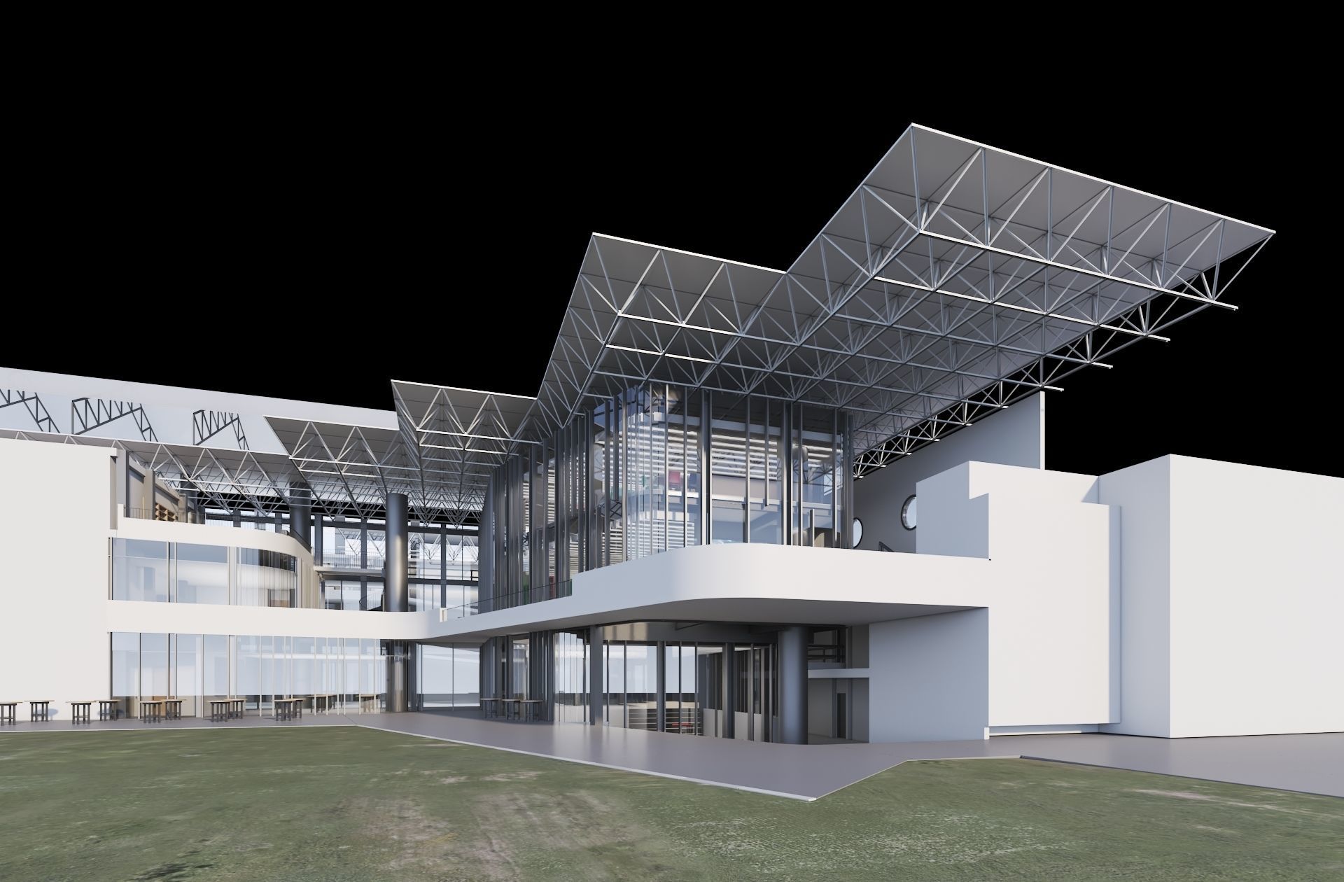 OFFICES BUILDING 3D model | CGTrader