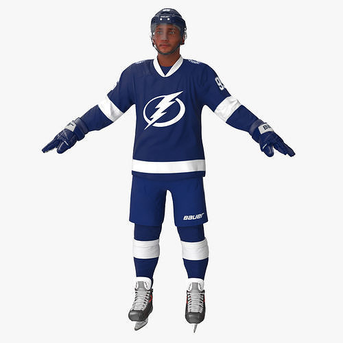 Hockey Player Tampa Bay Lightning 3D model CGTrader