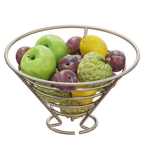 Spectrum Diversified Euro Fruit Bowl set 07 3D model CGTrader