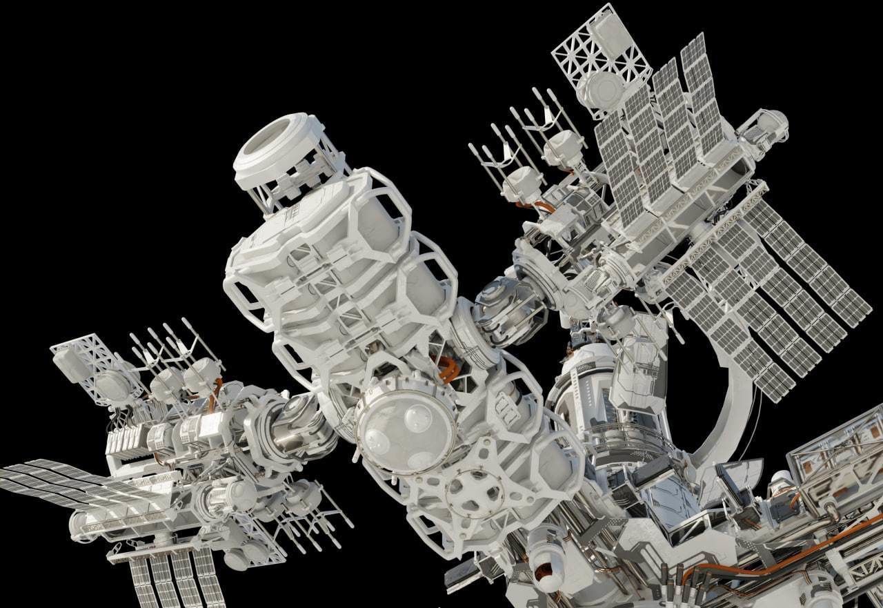 Nice Model Space Space station 3D model rigged | CGTrader